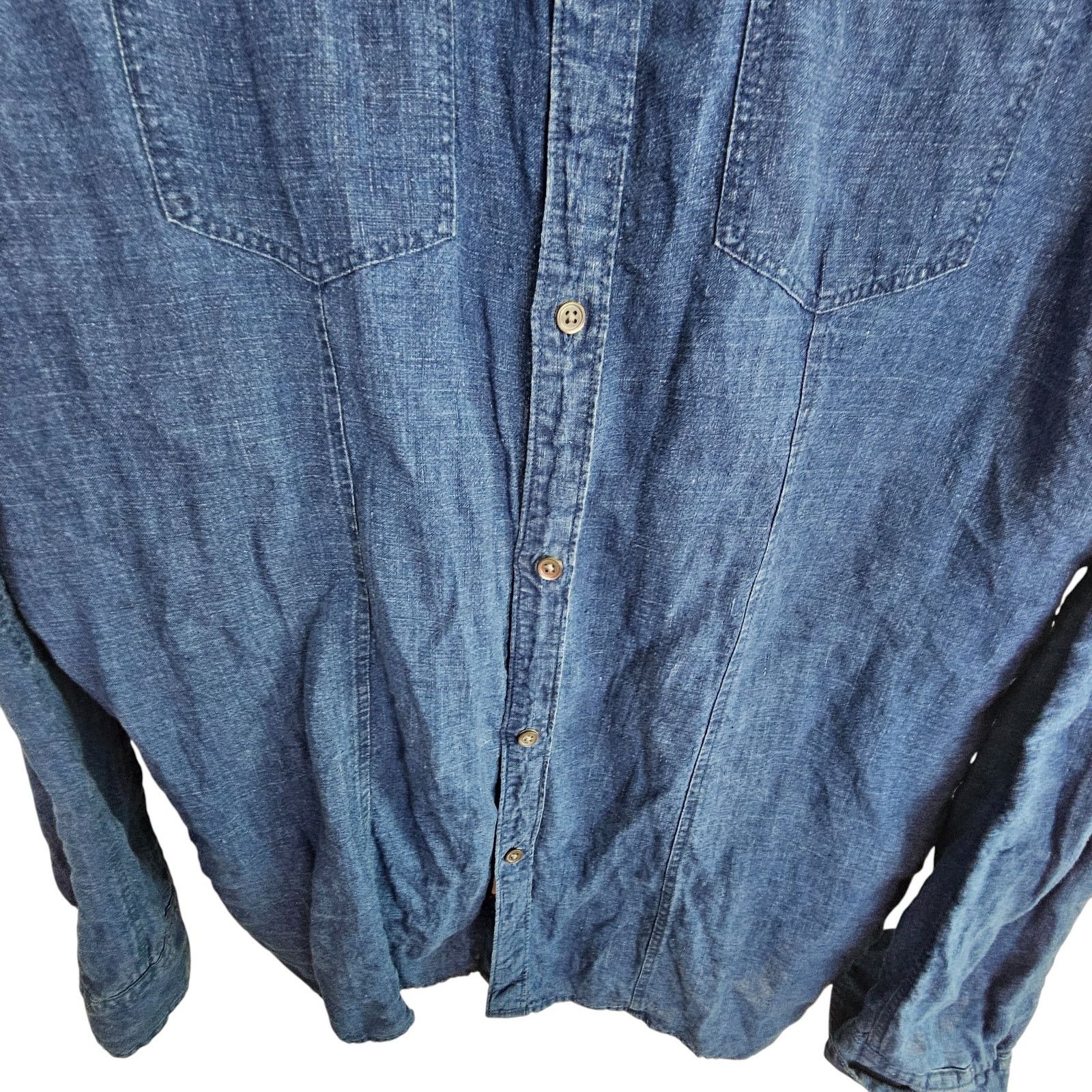 Banana Republic Banana Republic Mens Linen Shirt Sz XLT Classic Breathable Size US XL / EU 56 / 4 - 3 Thumbnail