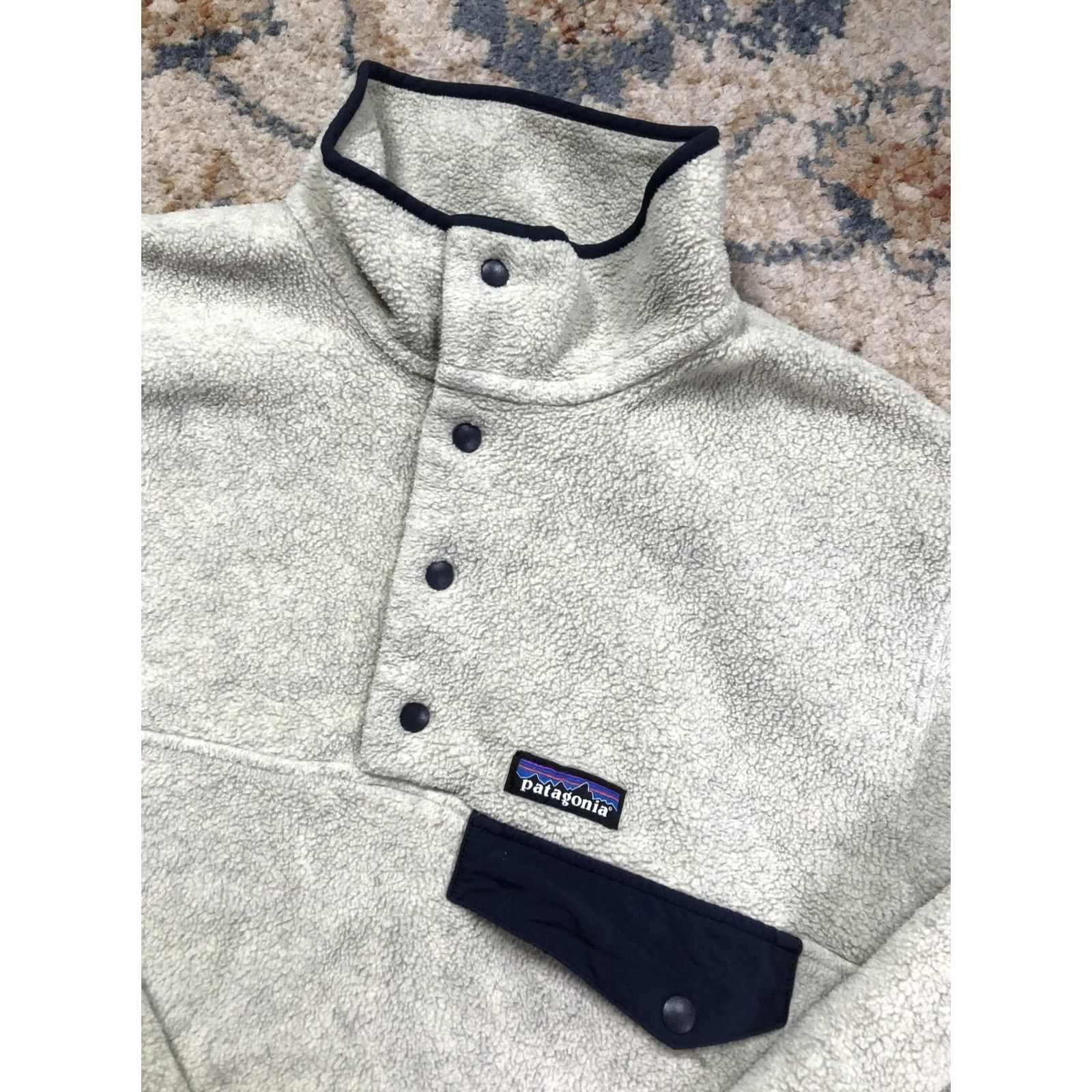 Patagonia Patagonia Jacket Mens Small Gray Synchilla Fleece 1/4 Snap Pullover Outdoor Size US S / EU 44-46 / 1 - 6 Thumbnail