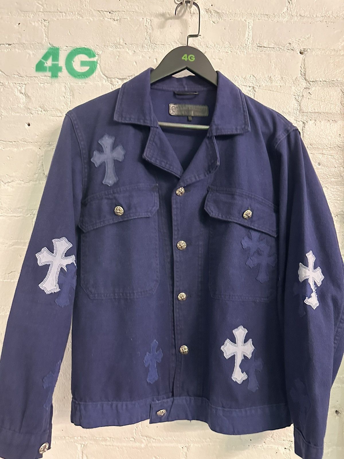 Chrome Hearts CHROME HEARTS NEW CROSS PATCH JACKET Size US M / EU 48-50 / 2 - 6 Thumbnail