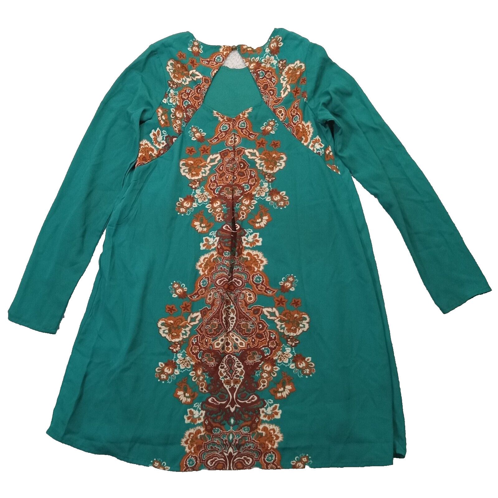 & Other Stories Xhilaration Dress XS Women's Paisley Print Long Sleeve Size XS / US 0-2 / IT 36-38 - 2 Thumbnail