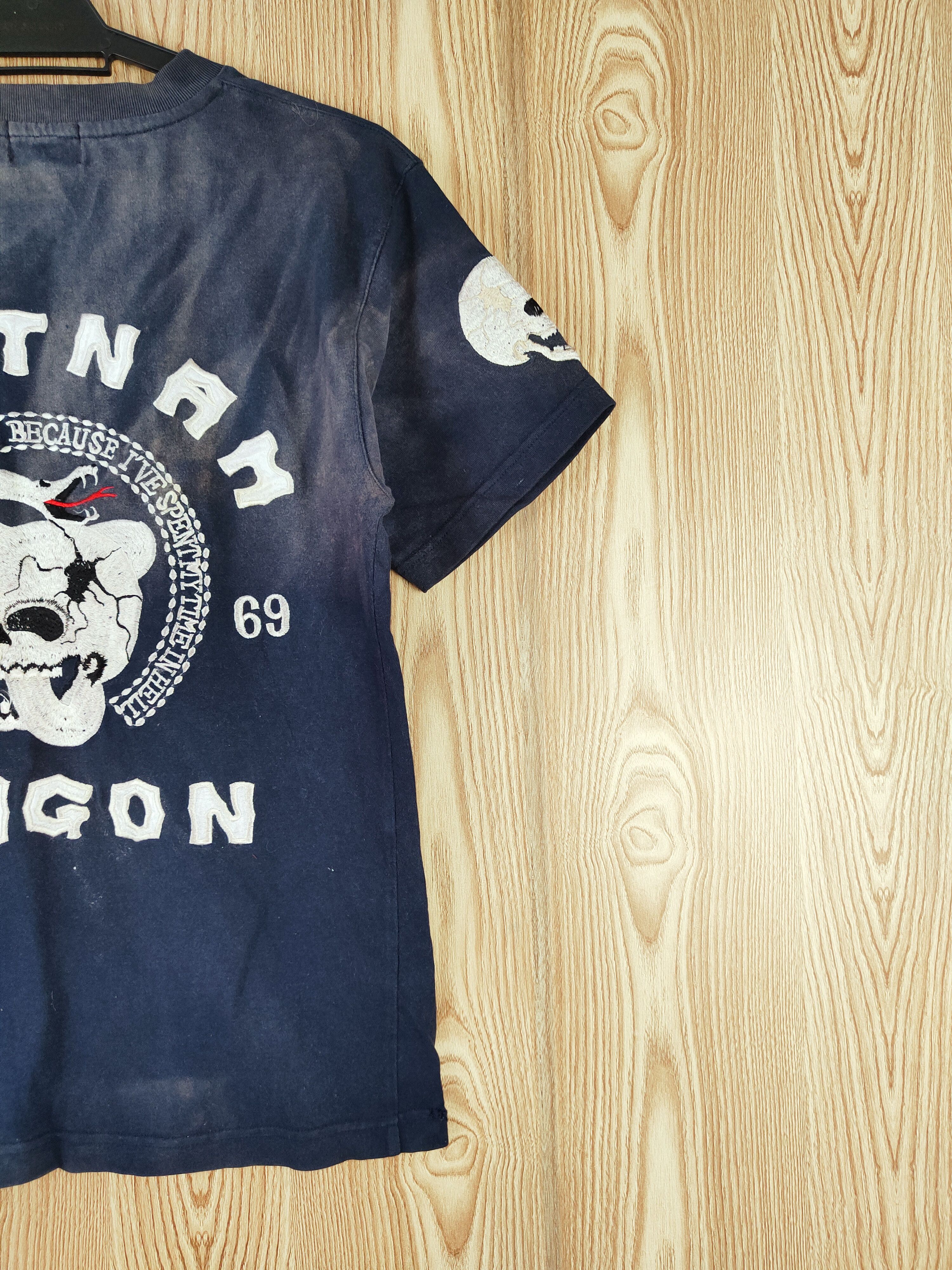Japanese Brand Saigon Vietnam skull Back Street Crawler Navy Faded #W144 Size US S / EU 44-46 / 1 - 4 Thumbnail