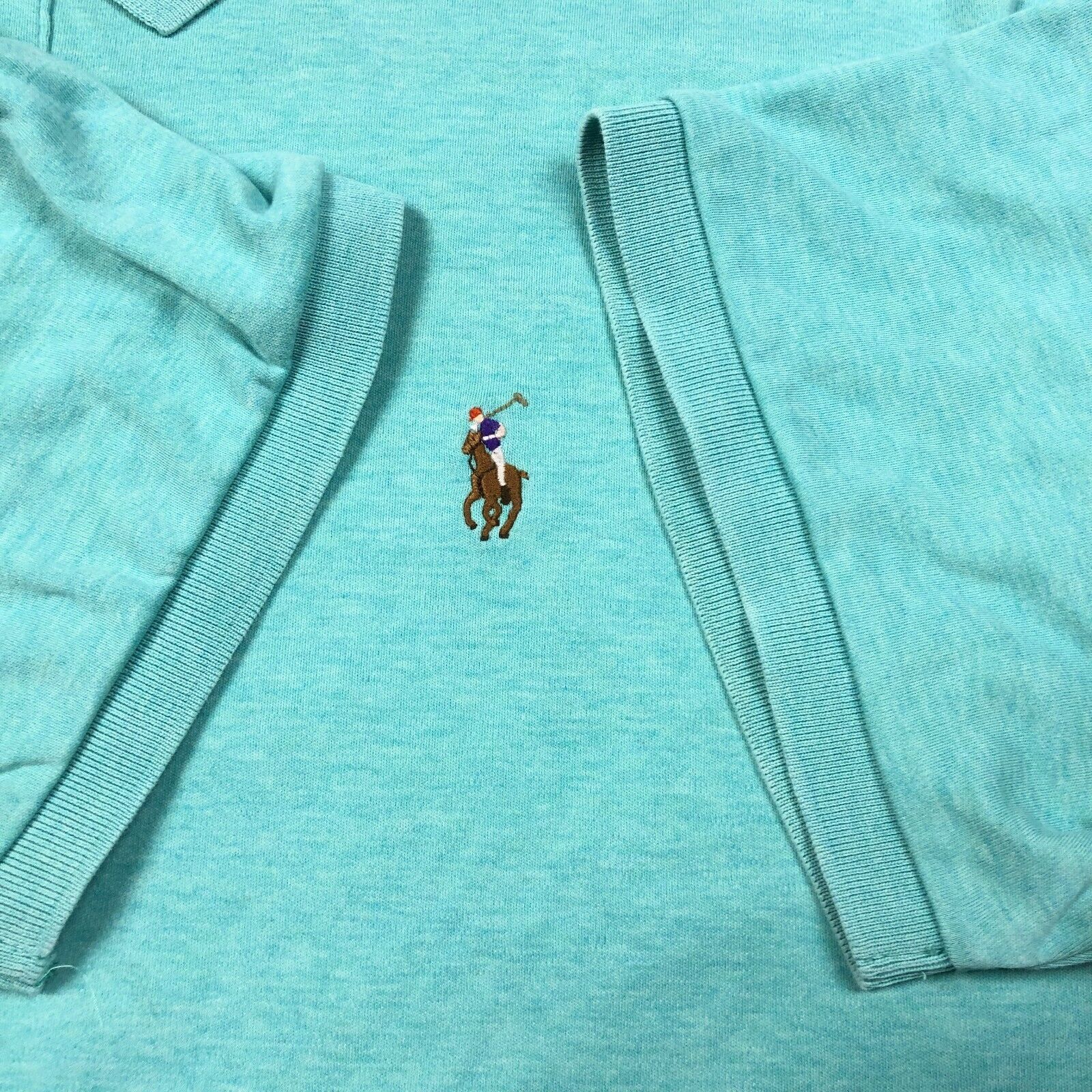 Ralph Lauren Polo Ralph Lauren Pima Soft Touch Green SS Polo Shirt Top XL Size US XL / EU 56 / 4 - 4 Thumbnail