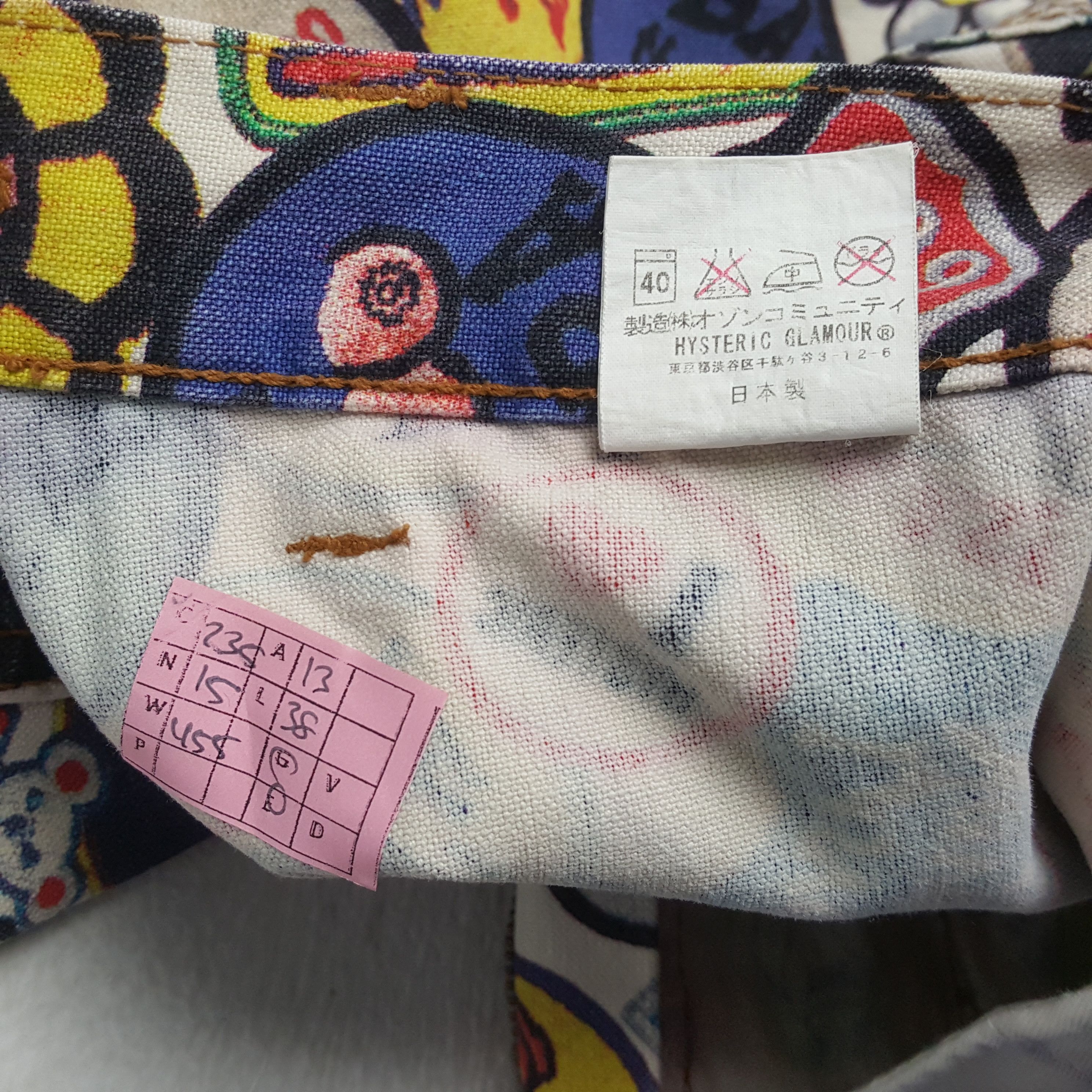 Hysteric Glamour × Japanese Brand × Vintage HYSTERIC GLAMOUR Japanese Brand Rare Design Skirt Size 26" / US 2 / IT 38 - 9 Thumbnail