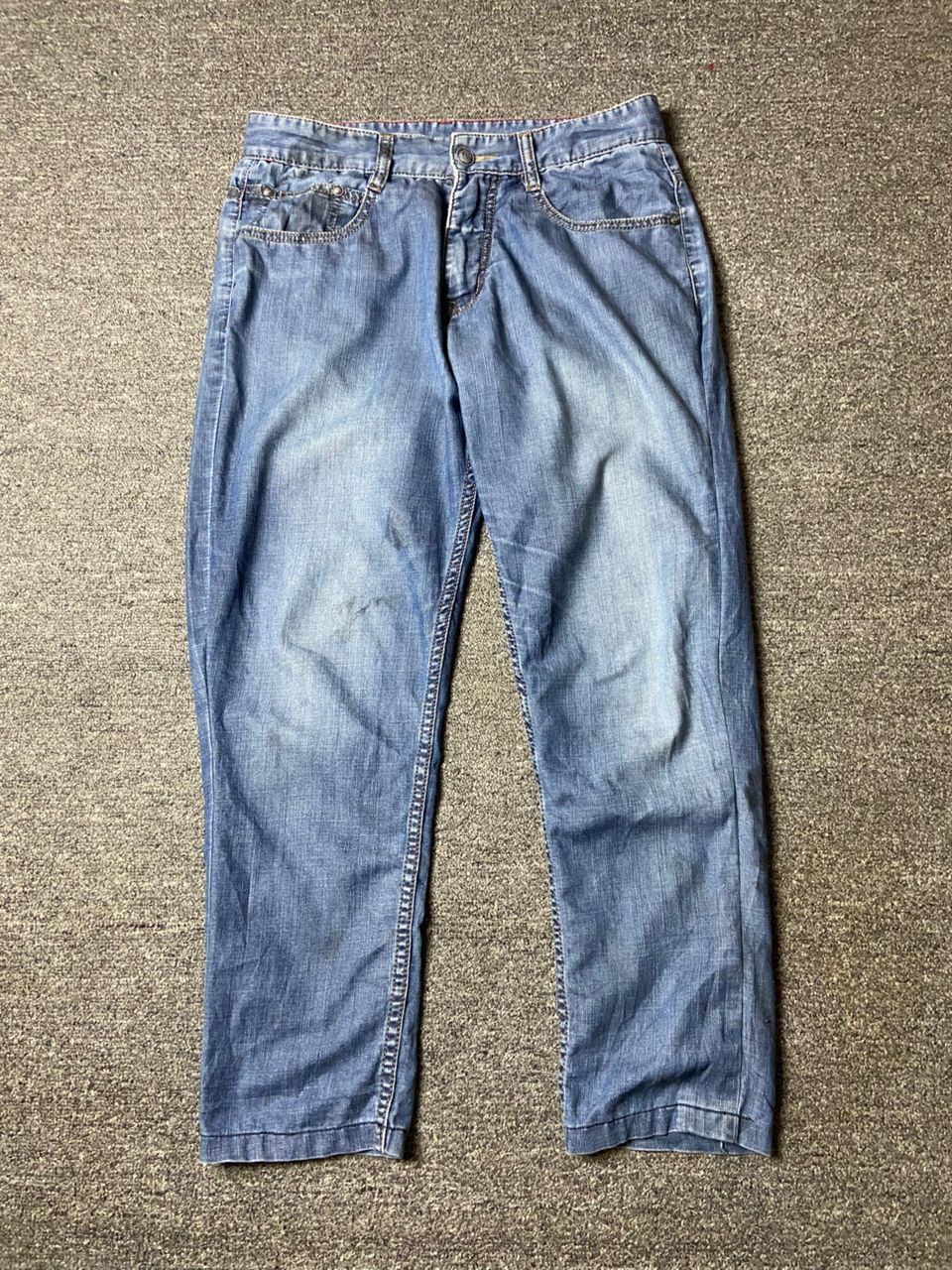 Gucci × New York Yankees New York Yankees + Gucci Straight Fit Jeans (175) Size US 30 / EU 46 - 1 Thumbnail