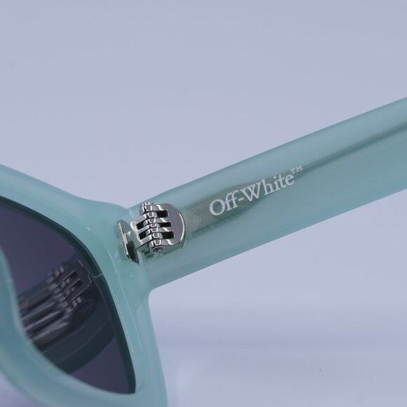 Off-White Off-White OERI13X VALDEZ 5307 Sunglasses Sage Square Frame Size ONE SIZE - 7 Thumbnail