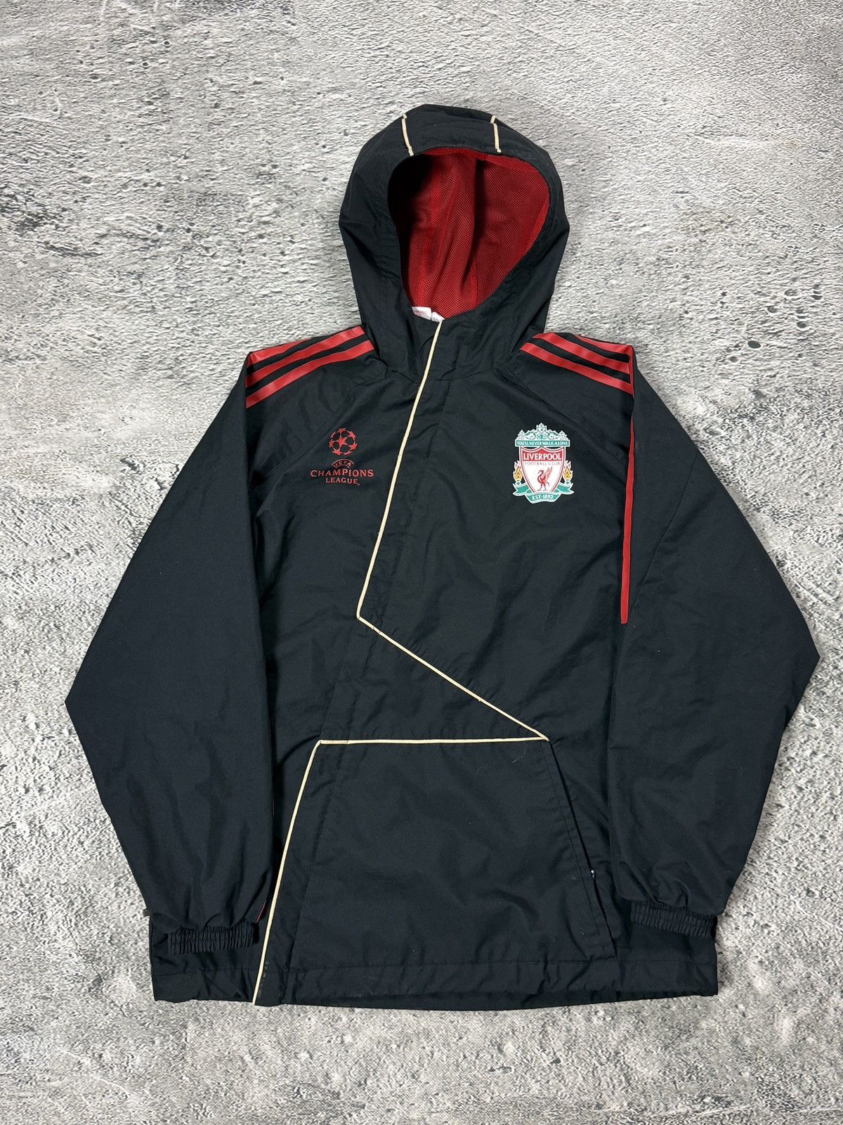 Adidas Liverpool 09 Adidas track jacket asymmetric champions league Size US XL / EU 56 / 4 - 1 Thumbnail