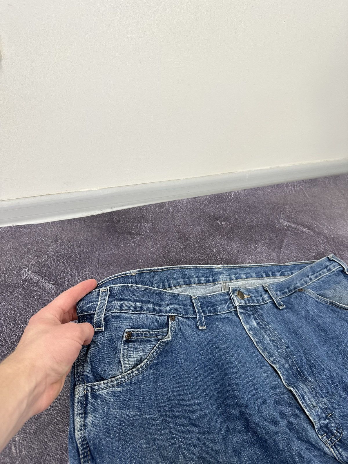Dickies Vintage Dickies Baggy Denim Carpenter Opium USA Work Pants Size US 44 / EU 60 - 14 Thumbnail