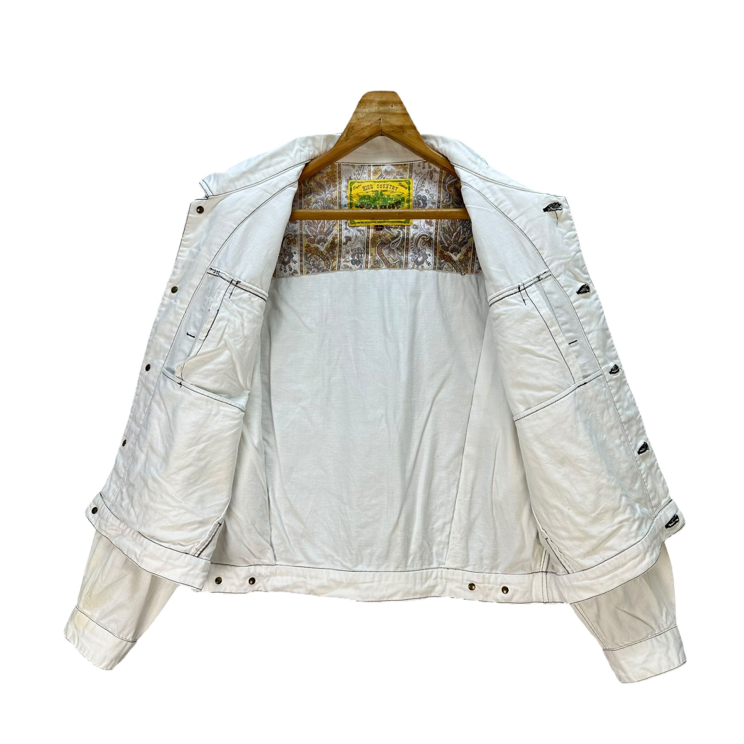 Japanese Brand Vintage 90's SEAHOP White Denim Jacket #A74-1785 Size US L / EU 52-54 / 3 - 8 Thumbnail