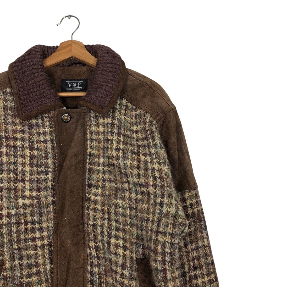 Designer × Japanese Brand × Vintage 📌Vintage Bomber Jacket Knit VIP Playboy Collections Size US L / EU 52-54 / 3 - 7 Thumbnail