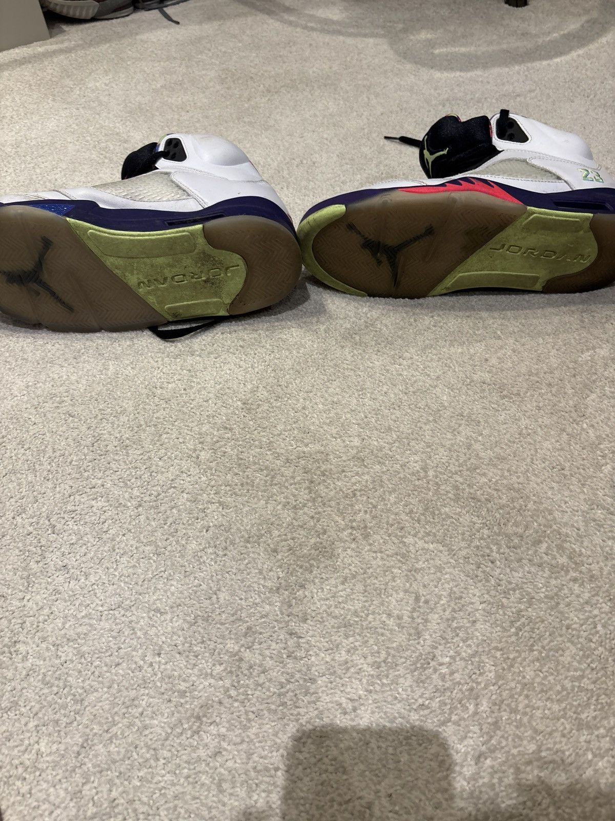 Jordan Brand Jordan 23 | White with retro Miami colours Size US 9 / EU 42 - 8 Thumbnail