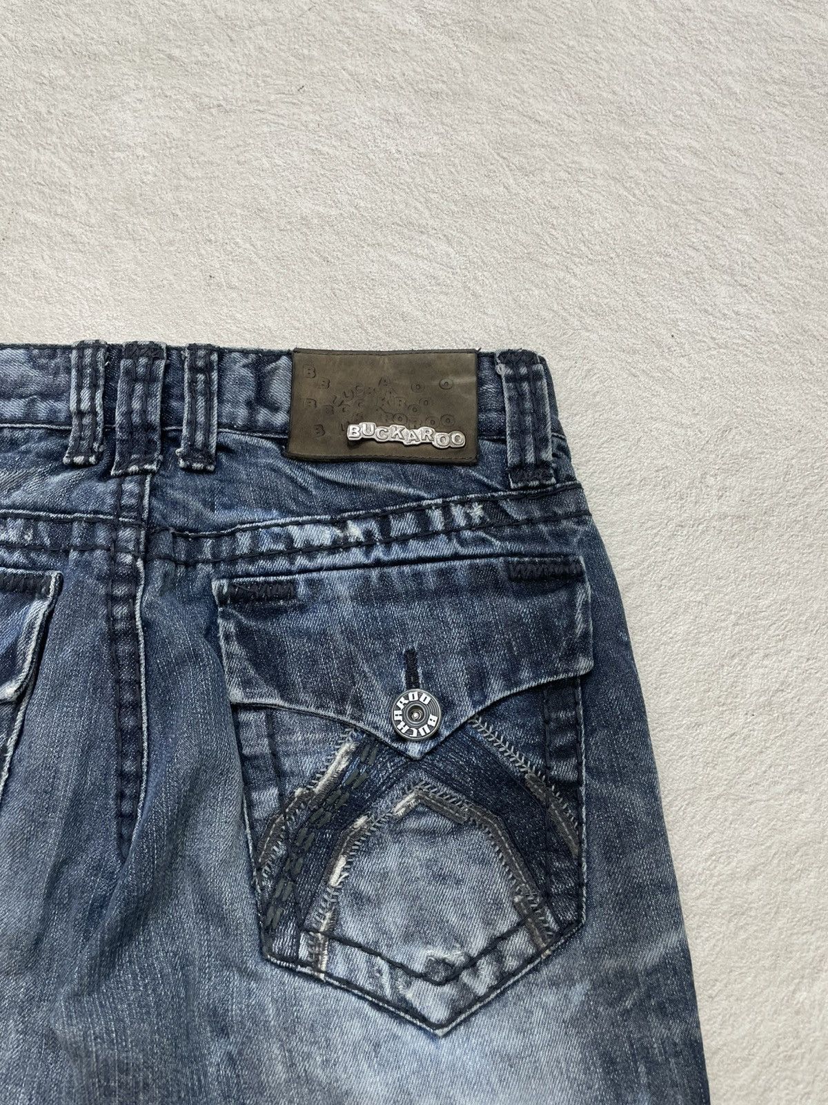 Undercover 2000s Kapital Heavy Distressed Wash Jeans Y2K Ifsix LGB Y’s Size 28" / US 6 / IT 42 - 11 Thumbnail