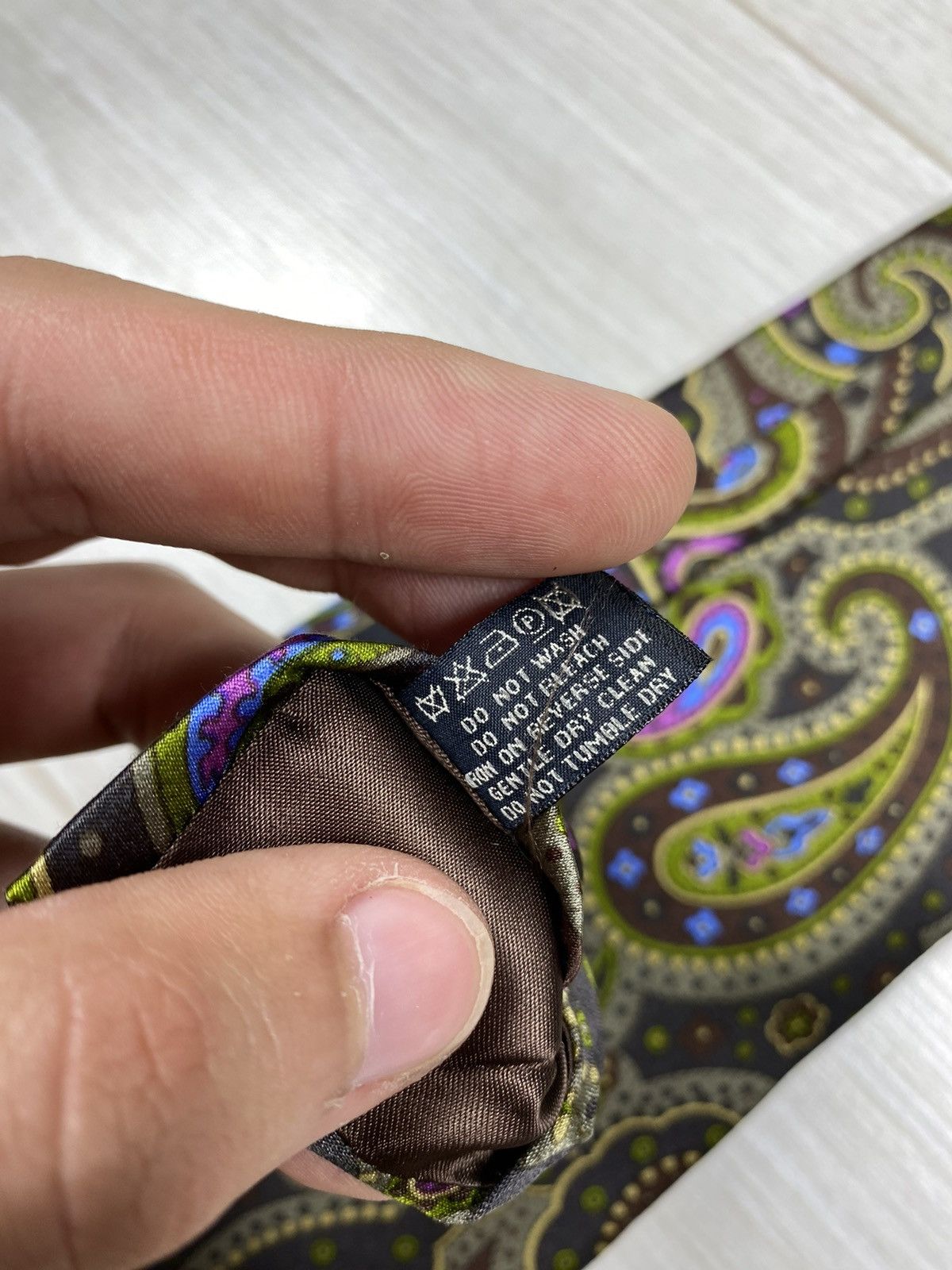 Etro × Vintage ETRO Milano Italy Paisley Cravatte Size ONE SIZE - 8 Thumbnail