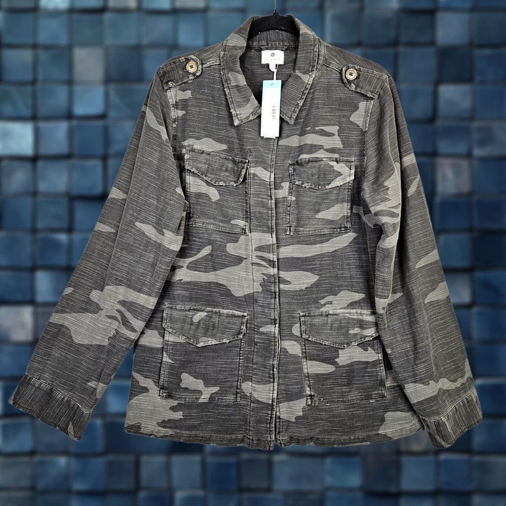 Sundry Sundry Jacket Women’s Sammi Cargo Olive Green L NEW Size L / US 10 / IT 46 - 1 Thumbnail