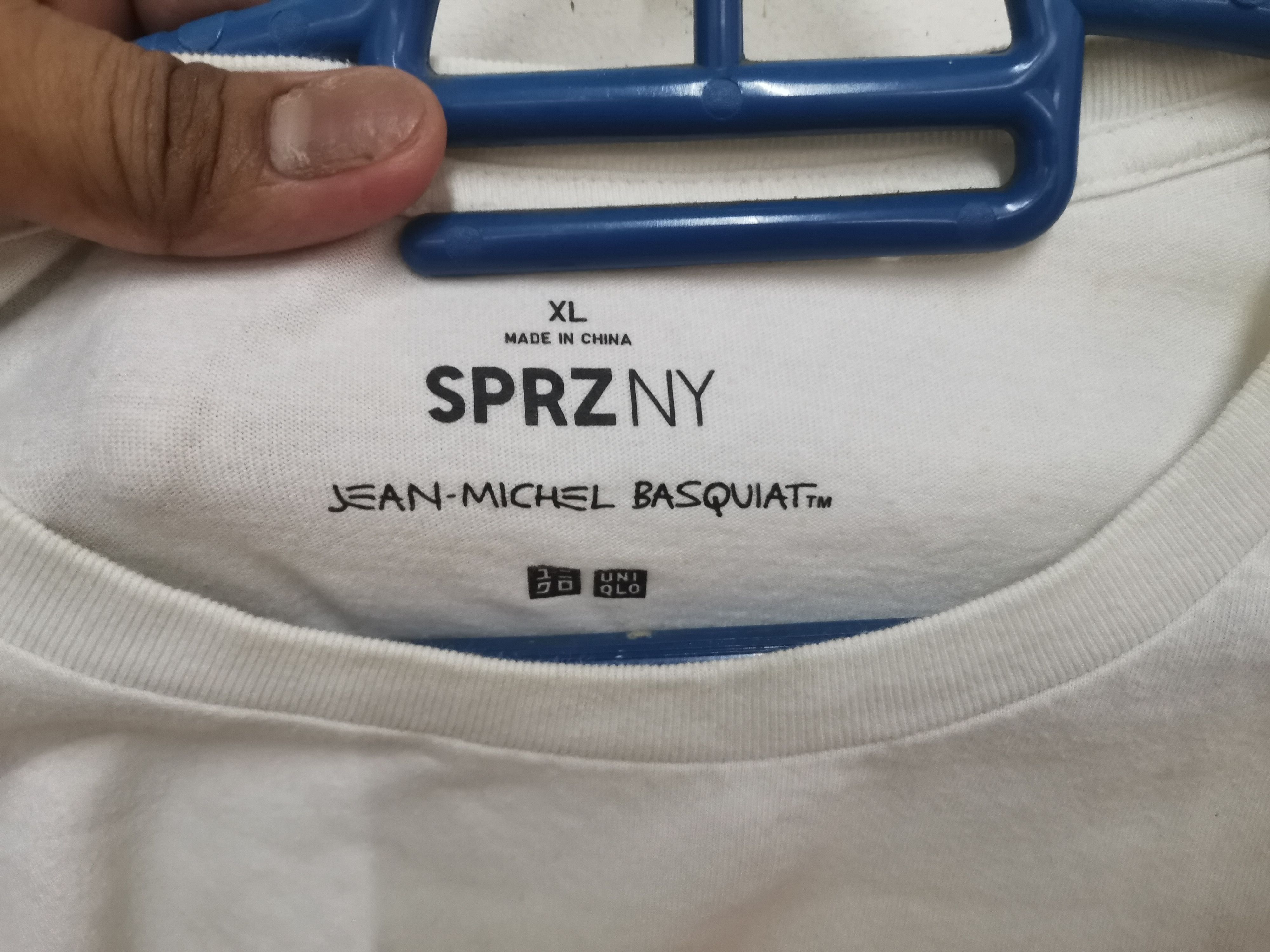 Japanese Brand × Jean-Michel Basquiat Rare Jean Michel Basquiat x uniqlo t-shirt Size US XL / EU 56 / 4 - 2 Thumbnail
