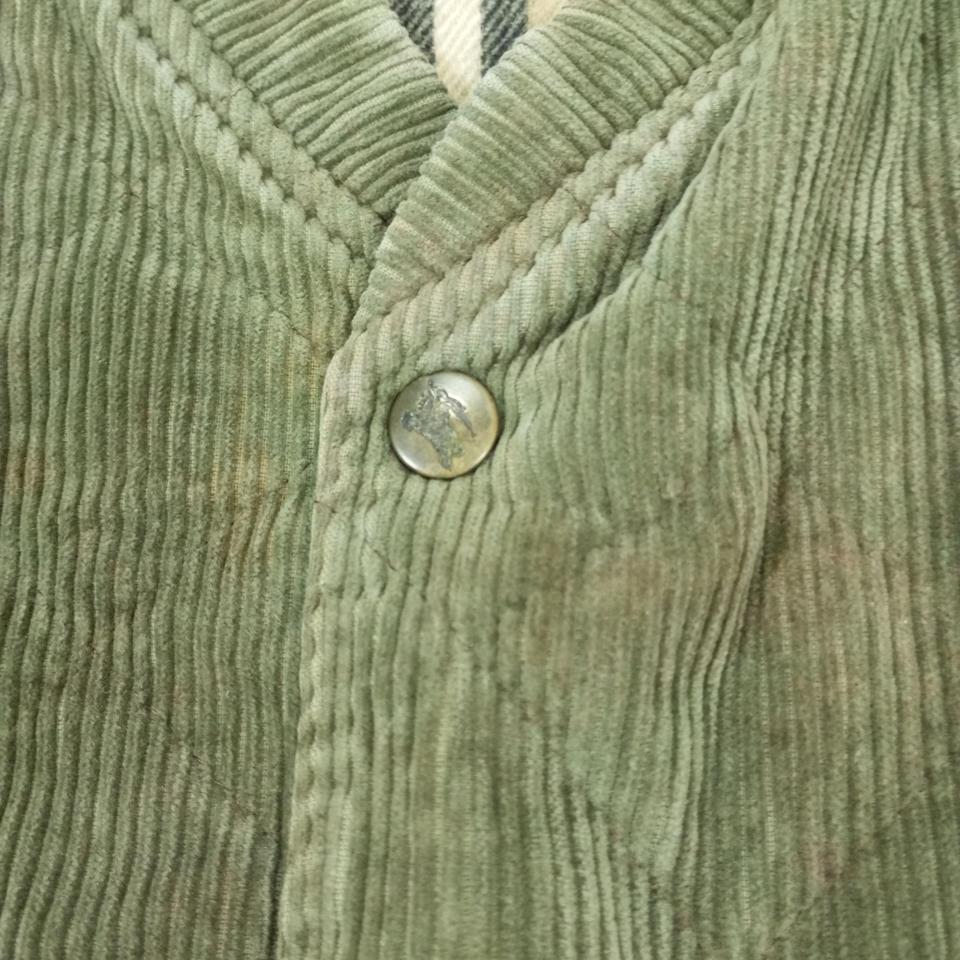 Burberry × Vintage Burberrys Fashion Style Pocket Design Velvet Vest Size US M / EU 48-50 / 2 - 7 Thumbnail