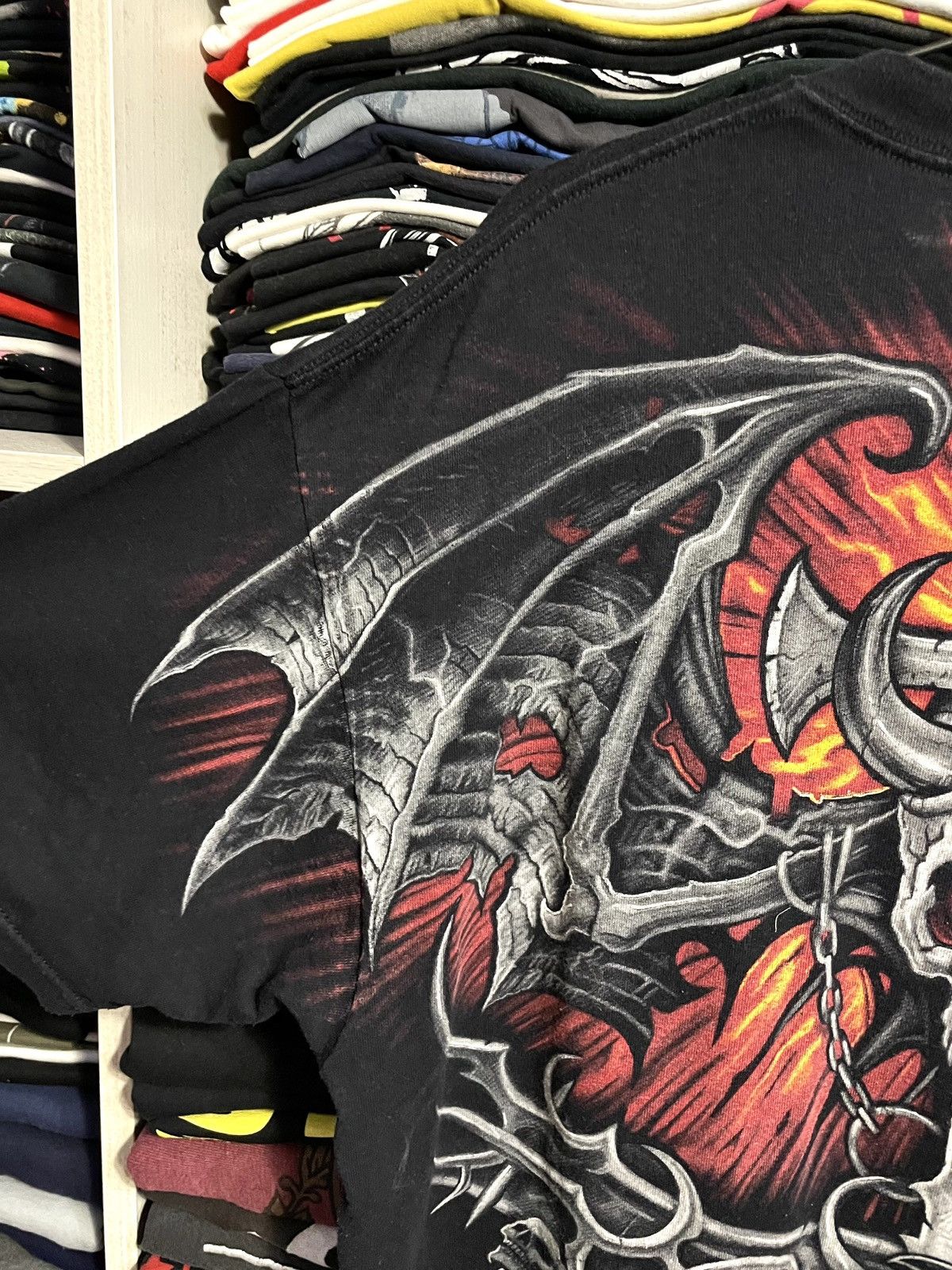 Liquid Blue Vintage 00s Liquid Blue Dragon Sword All Over Print T-Shirt Size US XL / EU 56 / 4 - 15 Thumbnail