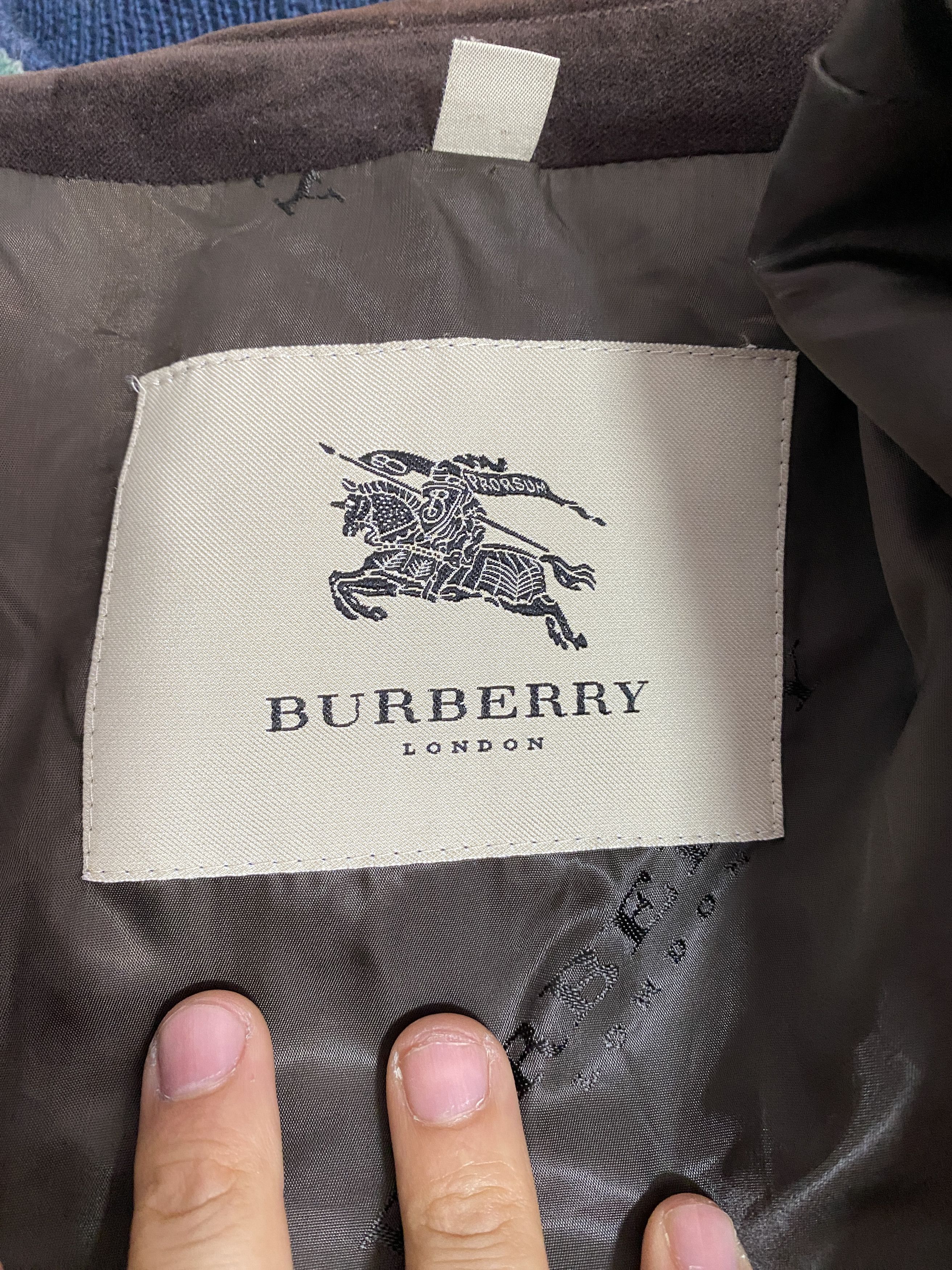 Burberry Burberry London Formal Trench Blazer Jacket Size L 52 Velvet Size US L / EU 52-54 / 3 - 18 Thumbnail