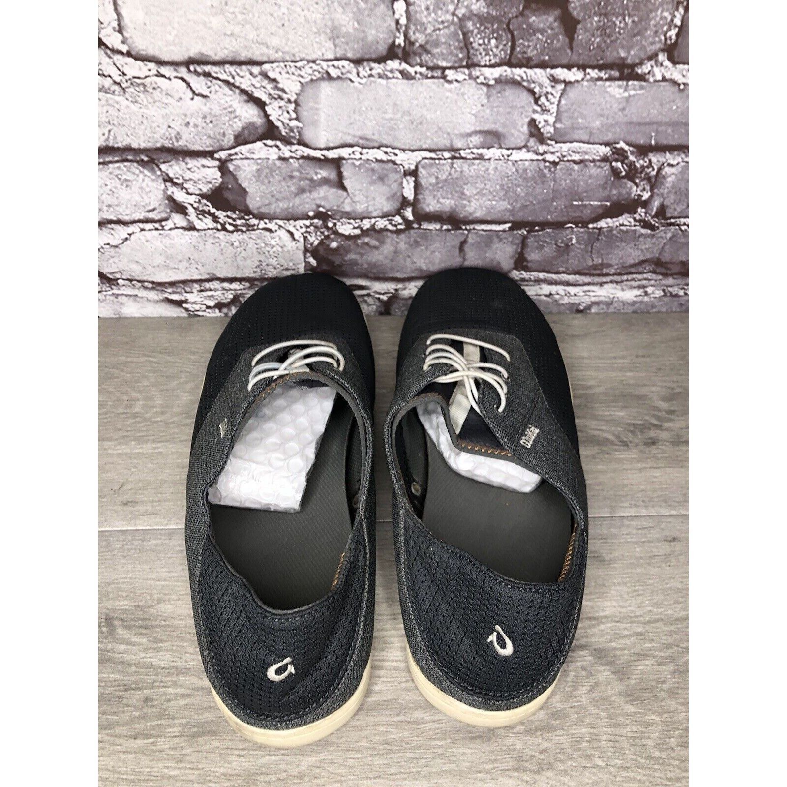 Olukai Olukai Nohea Moku Blue Gray Mesh Casual Slip On Sneakers Sho Size US 13 / EU 46 - 4 Thumbnail