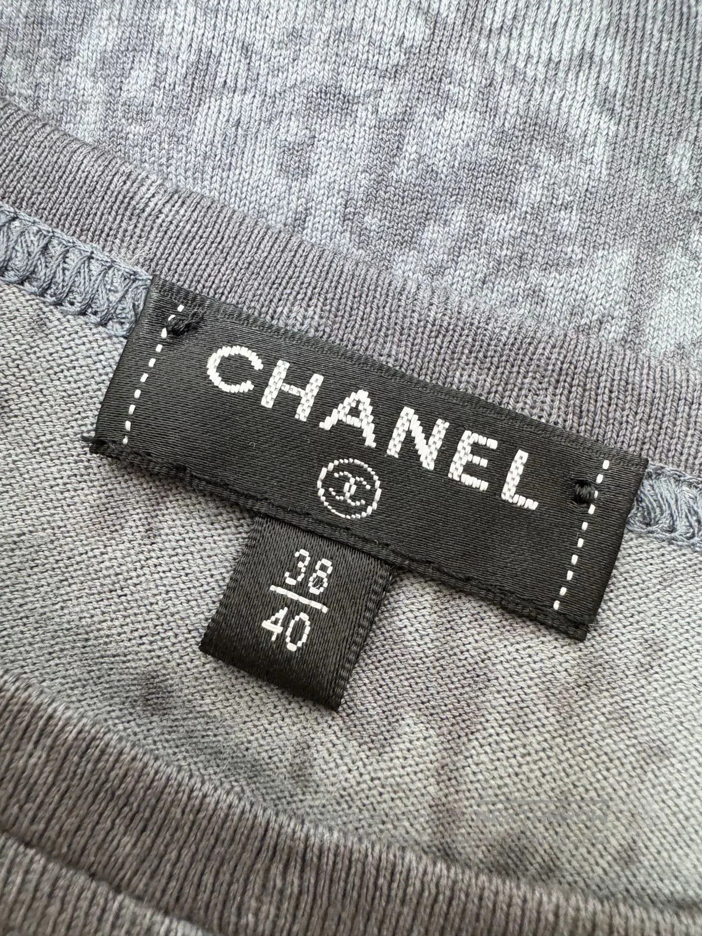 Chanel Chanel 20s Embroidered Short Sleeve T. Size US L / EU 52-54 / 3 - 4 Thumbnail