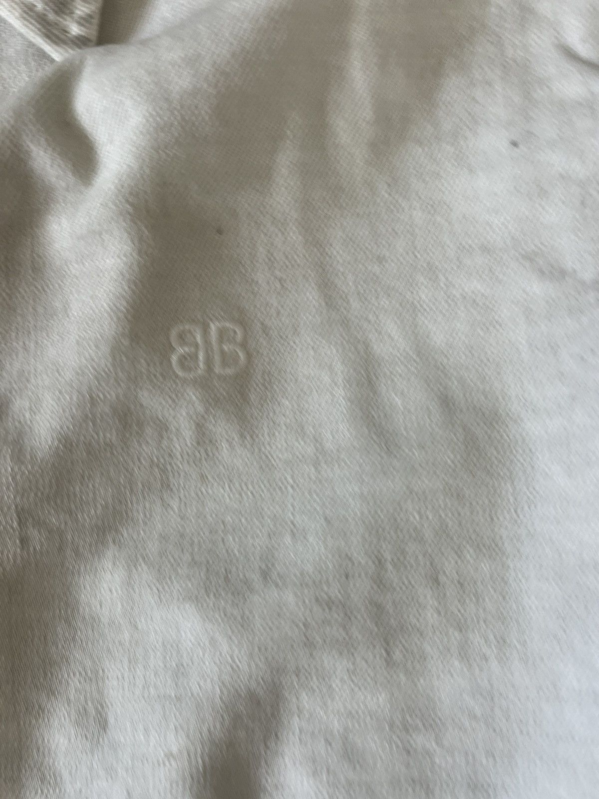Balenciaga Balenciaga BB Logo Denim Shirt Dirty Cream Size US S / EU 44-46 / 1 - 5 Thumbnail