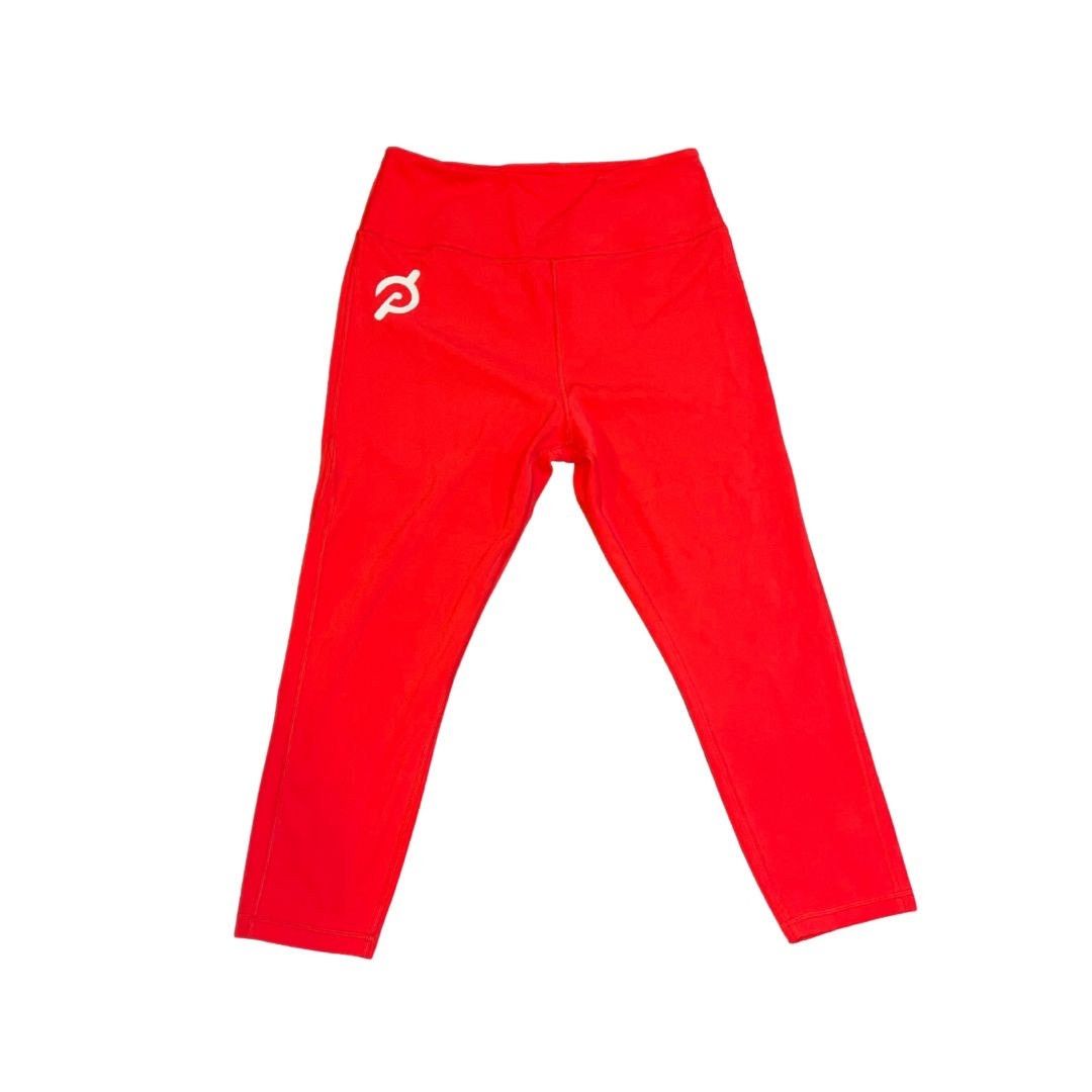 Peloton Peloton Red Leggings Tights Capri Athletic Activewear Gym Size 29" - 1 Thumbnail