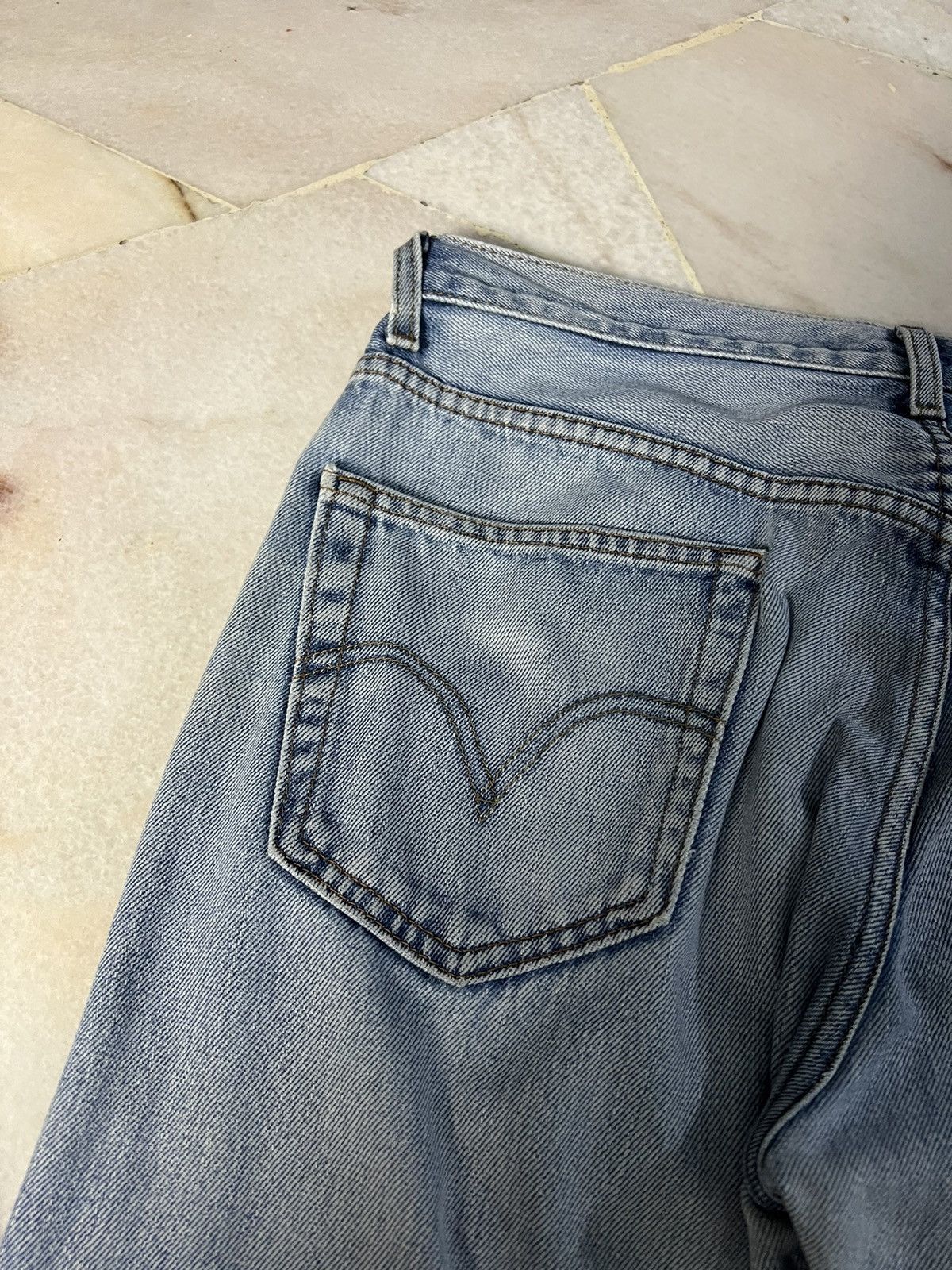 Jean × Levi's × Levi's Vintage Clothing VINTAGE LEVIS 505 DISTRESSED MUD WASH JEANS Size US 34 / EU 50 - 9 Thumbnail