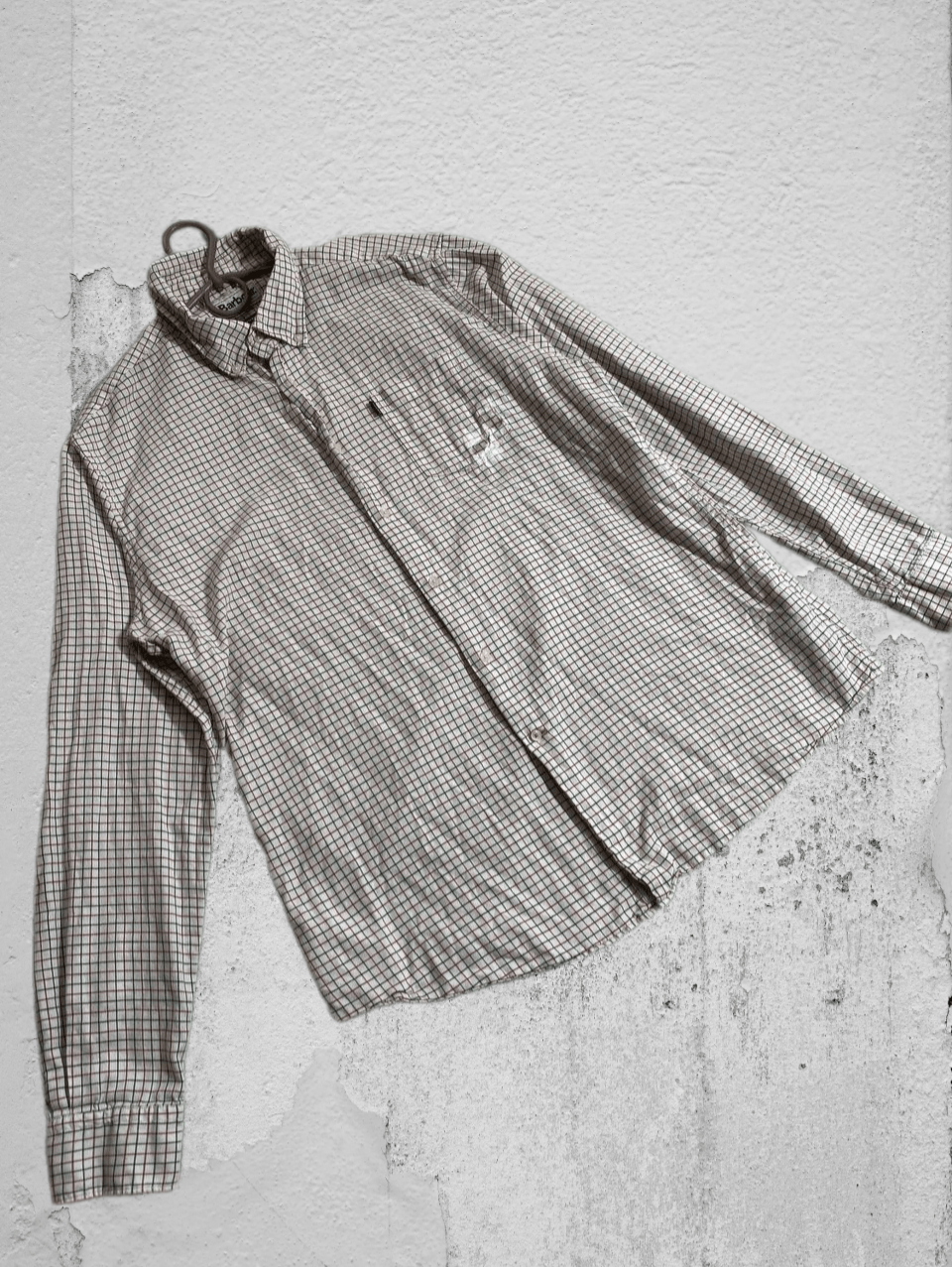 Barbour × Vintage Vintage Mens Shirt Long Sleeve Barbour Size L Size US L / EU 52-54 / 3 - 1 Thumbnail