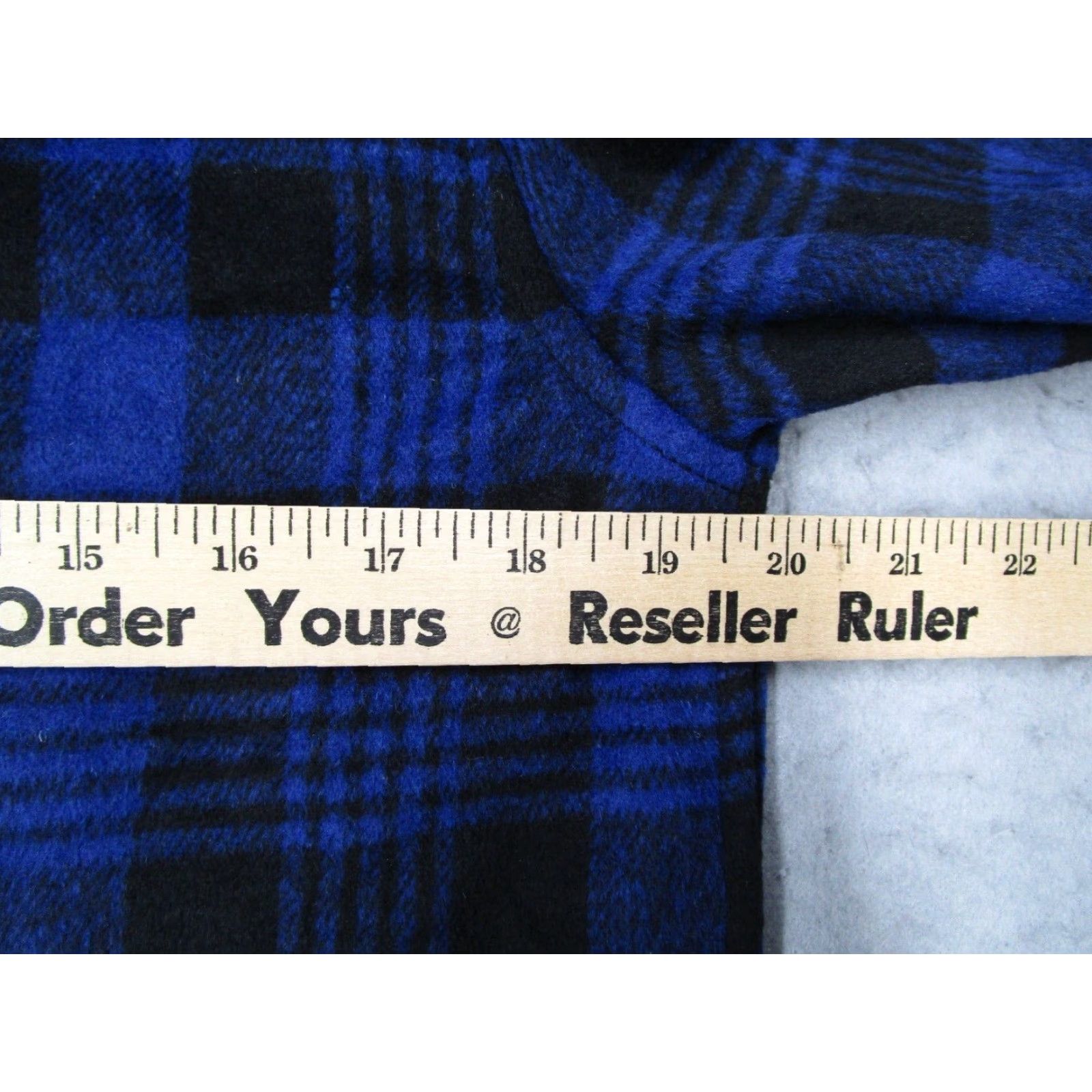 Daily Paper Daily Paper Shirt Men Small Blue Plaid Wool Blend Button Up Flannel Work Casual Size US S / EU 44-46 / 1 - 7 Thumbnail