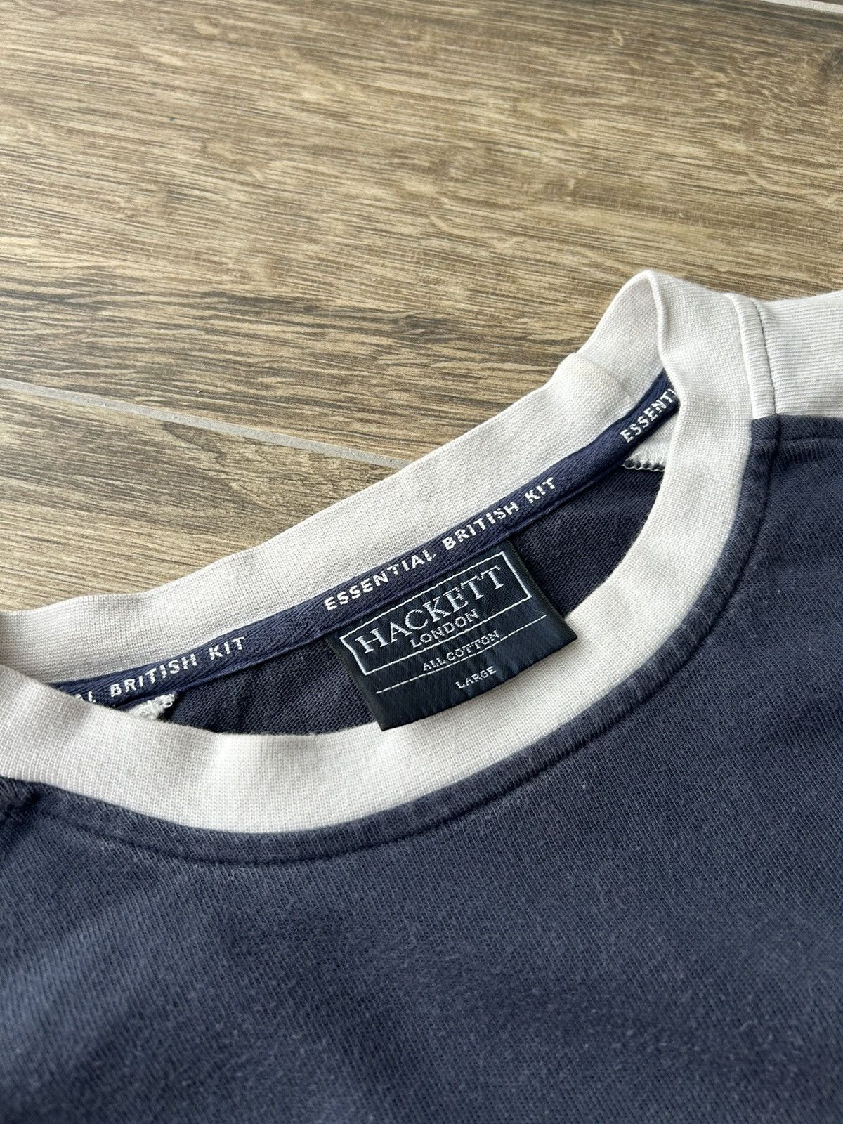 Hackett × Vintage Vintage Hackett Big logo GB 🇬🇧 sweatshirt mens Size US L / EU 52-54 / 3 - 4 Thumbnail