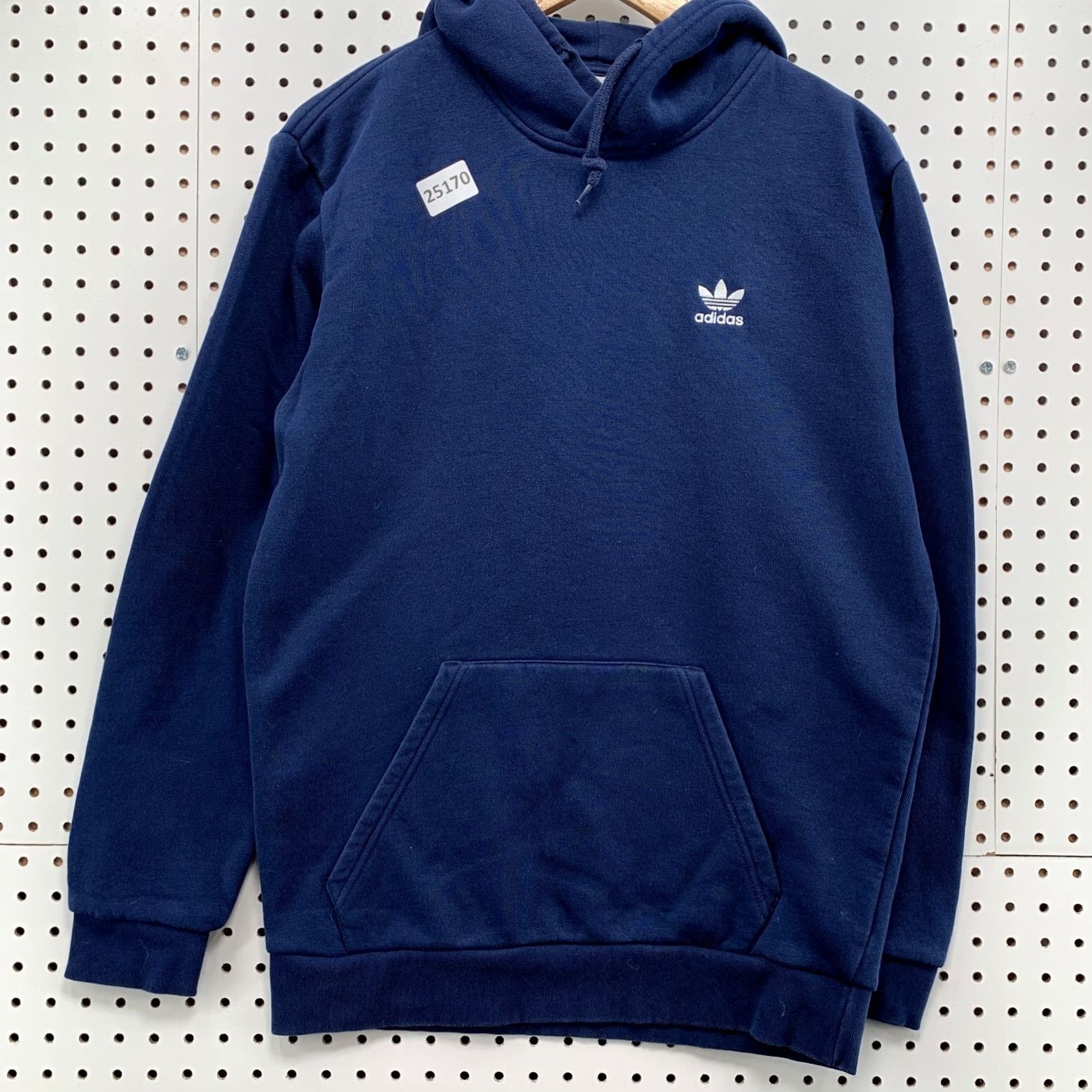 Adidas Adidas Originals Sweatshirt Navy Blue White Logo Mens Small Hooded Size US S / EU 44-46 / 1 - 2 Thumbnail