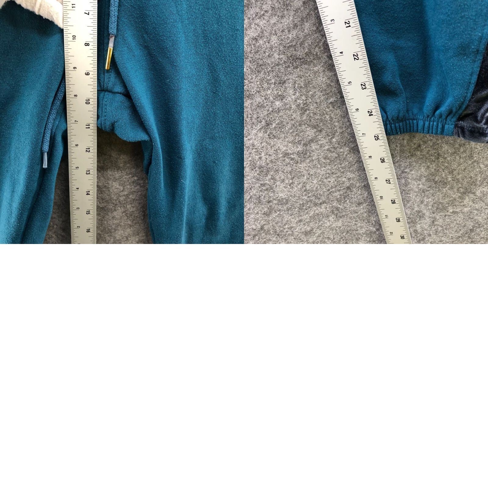 Juicy Couture Juicy Couture Sweatpants Jogger Womens M Teal Blue Logo Fleece Side Stripe Size 32" / US 10 / IT 46 - 8 Thumbnail