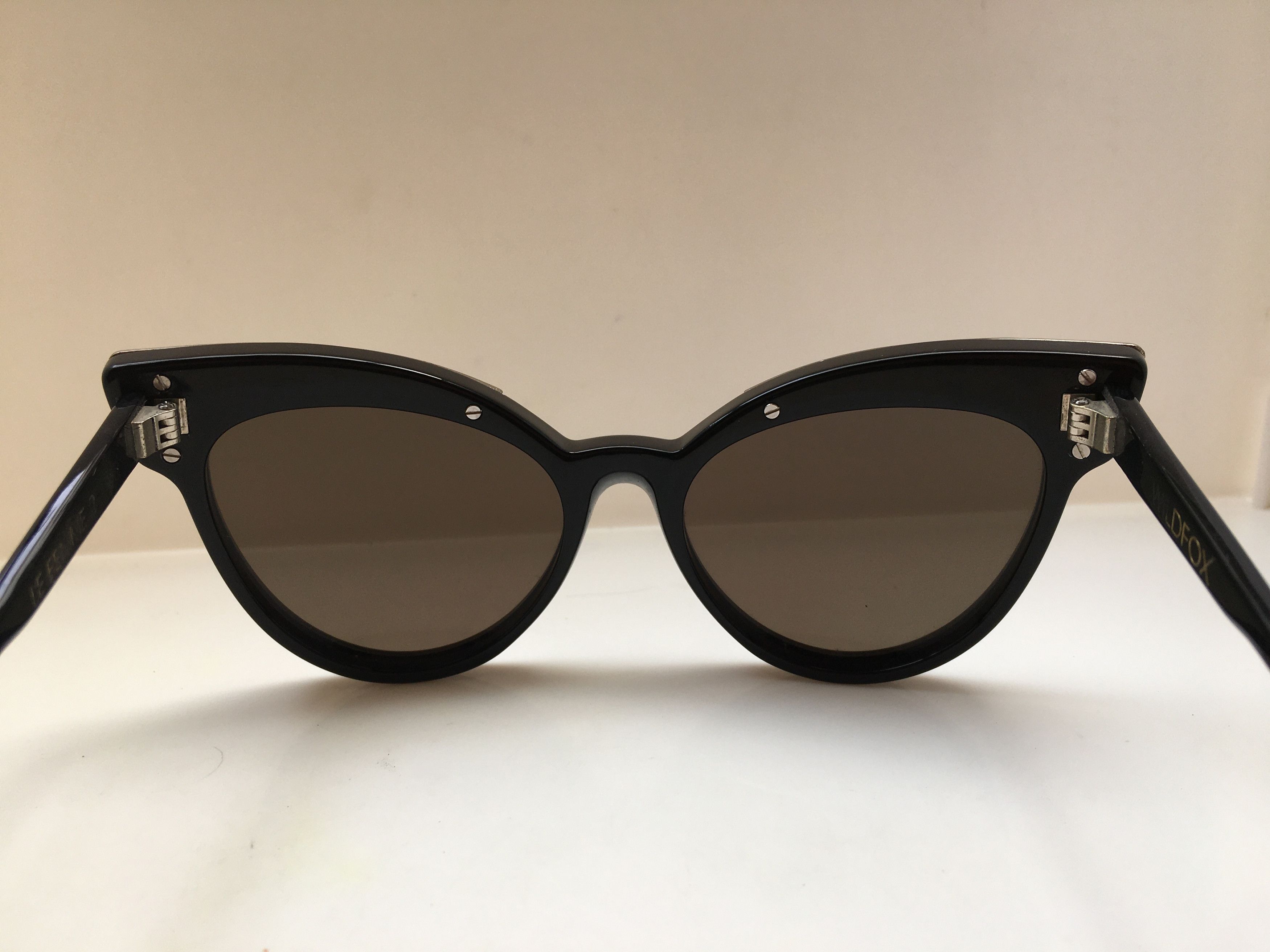 Wildfox Wildfox LE FEMME 2 Black Cateye Sunglasses Frame Size ONE SIZE - 4 Thumbnail