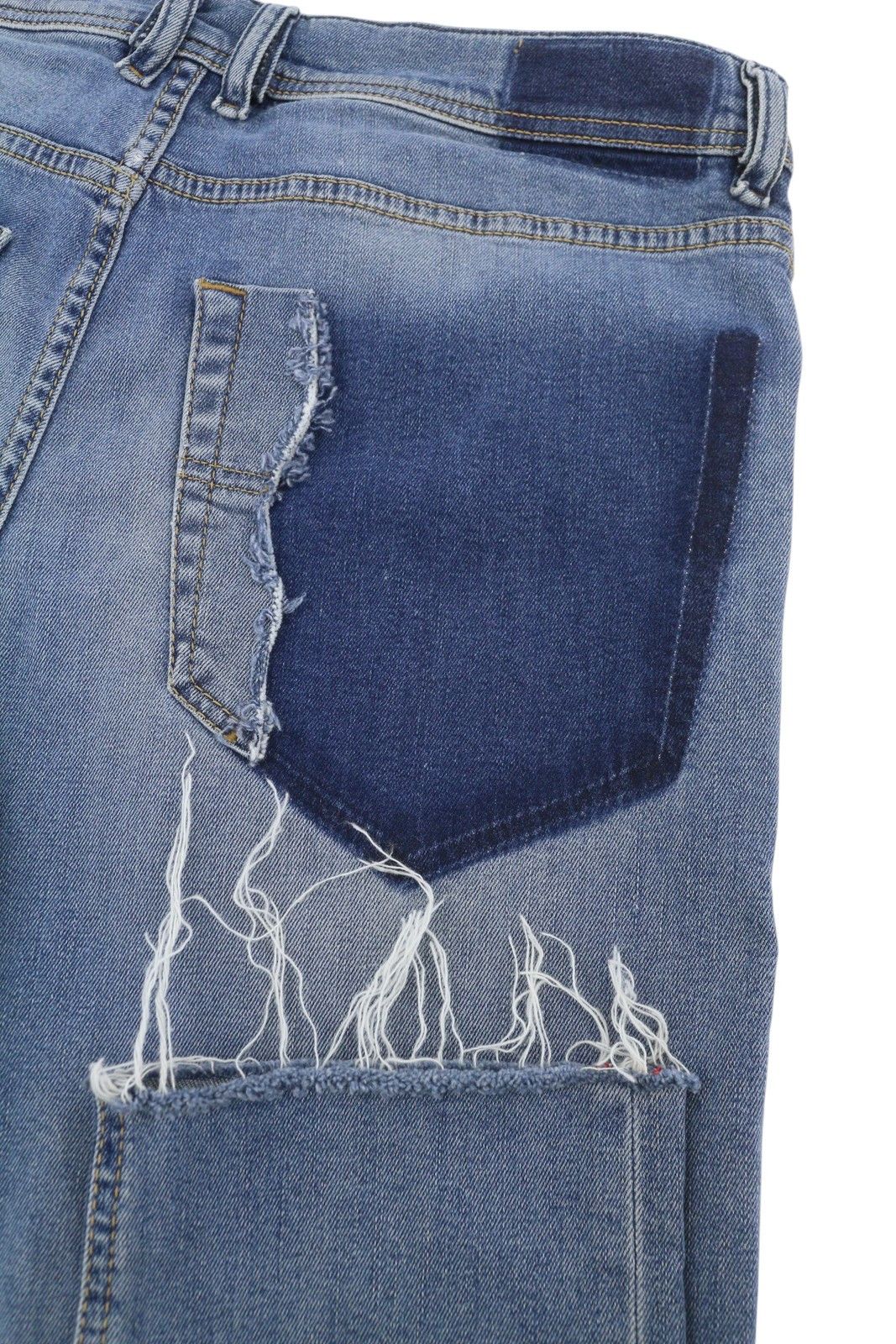 Diesel TEPPHAR-R 084SV W31/L32 Blue Faded Stretch Jeans 89061 Size US 31 - 5 Thumbnail