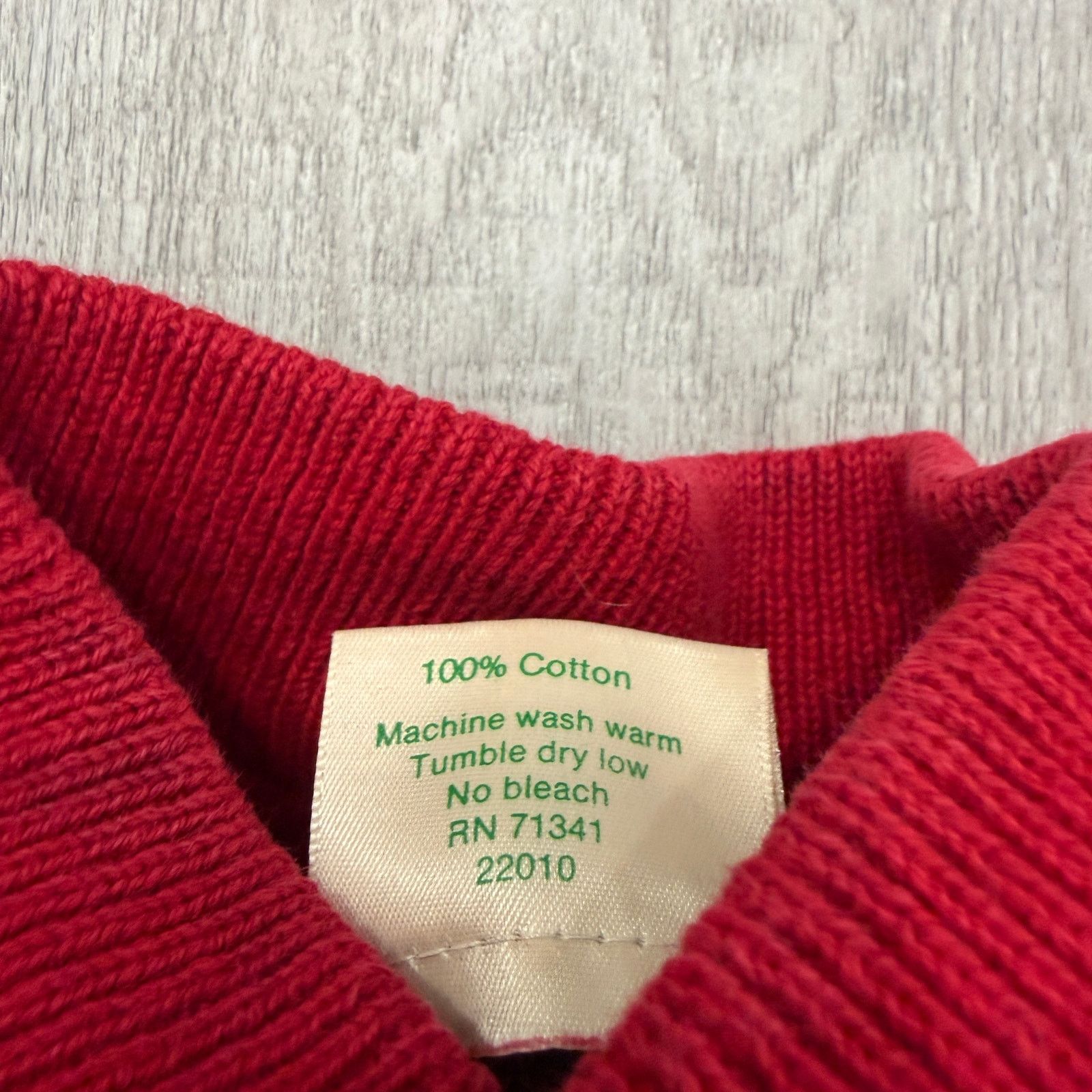 L.L. Bean Vintage LL Bean Fisherman Sweater Men's Extra Large Red 90s Size US XL / EU 56 / 4 - 6 Thumbnail