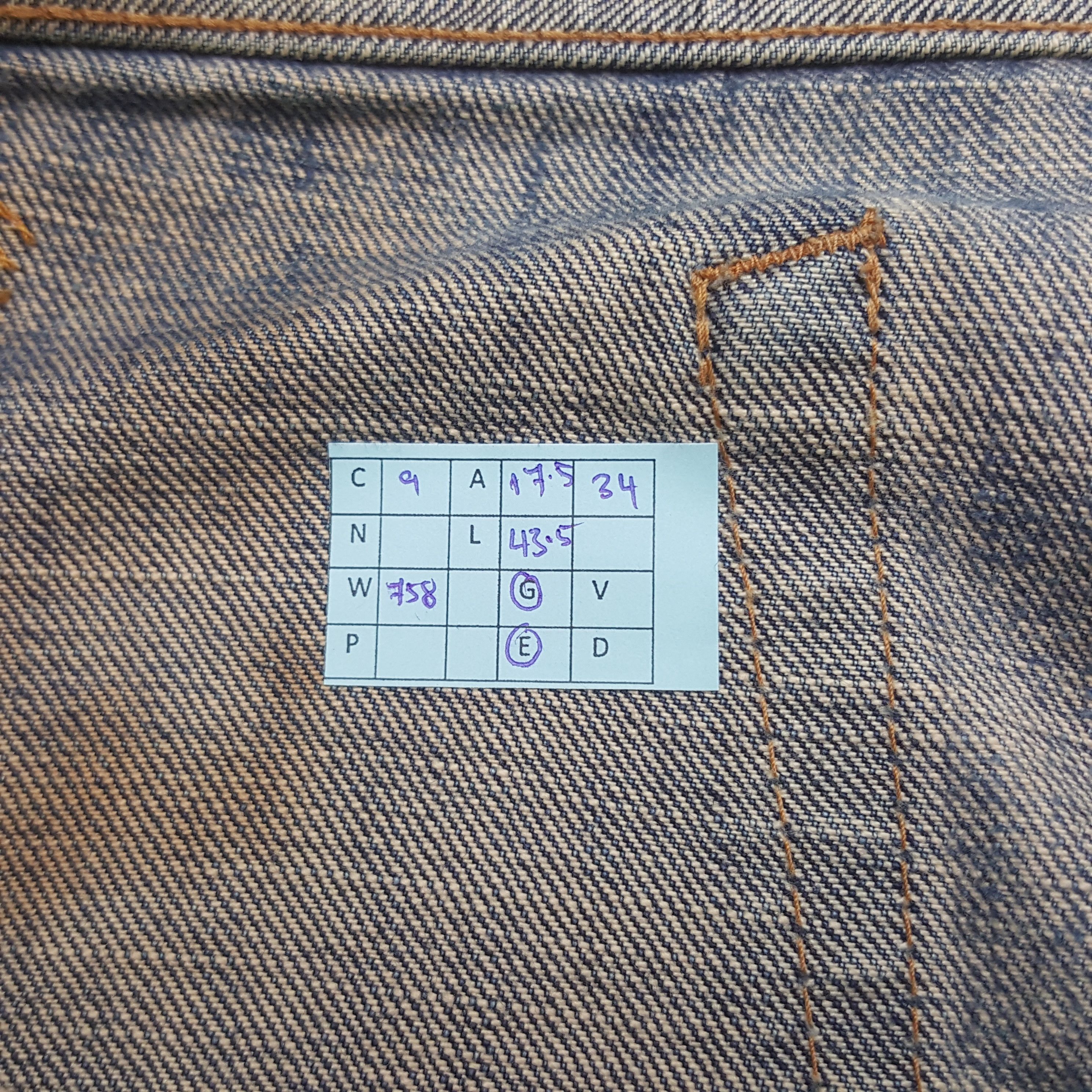 Prps Vintage Prps Barracuda Japanese Denim Jeans Size US 35 - 14 Thumbnail