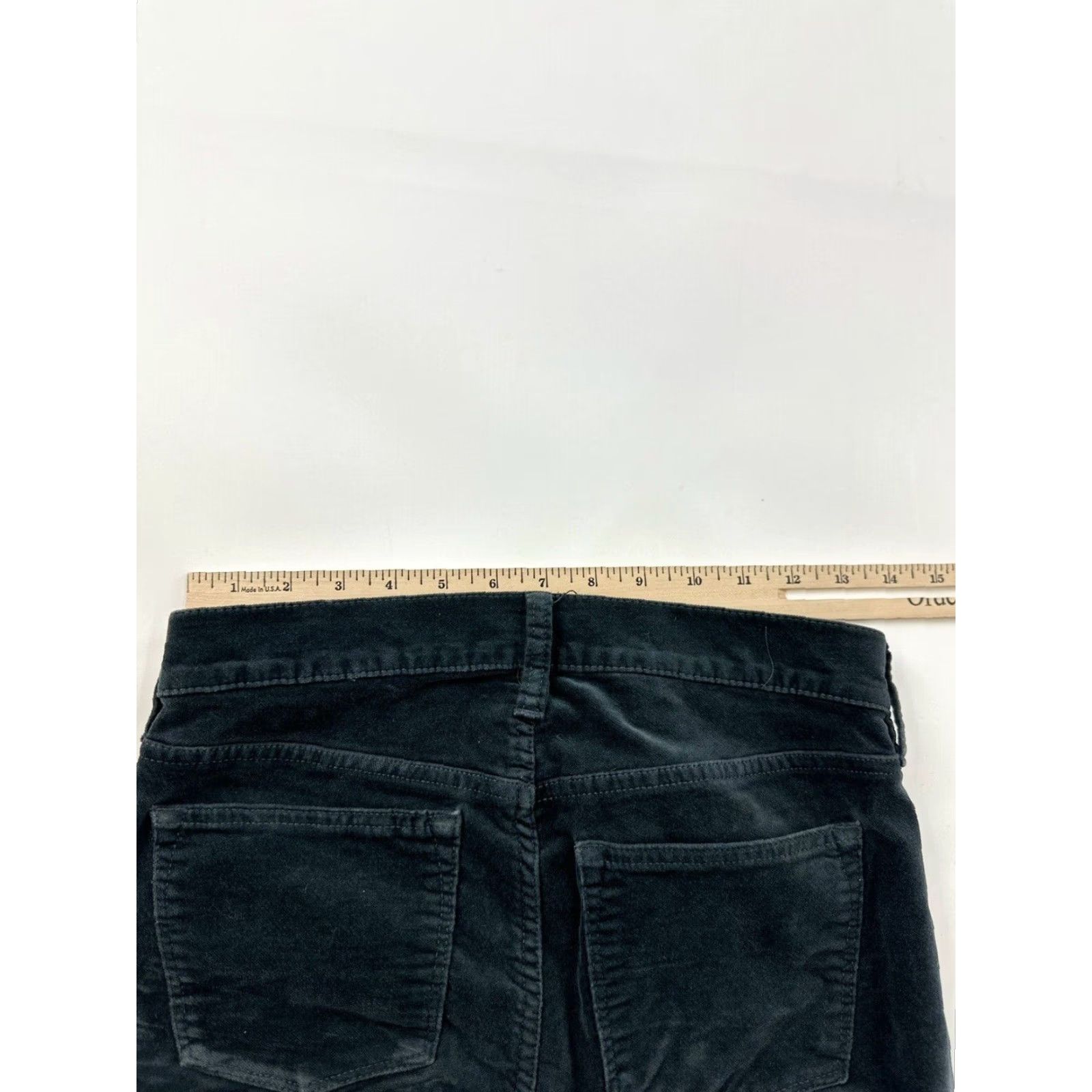 J.Crew J.Crew Pants Women’s Size 26 Dark Grey Velour Skinny Velour Gray Toothpick Skinny Jeans Ankle 26 Women Mens? Size 26" / US 2 / IT 38 - 7 Thumbnail