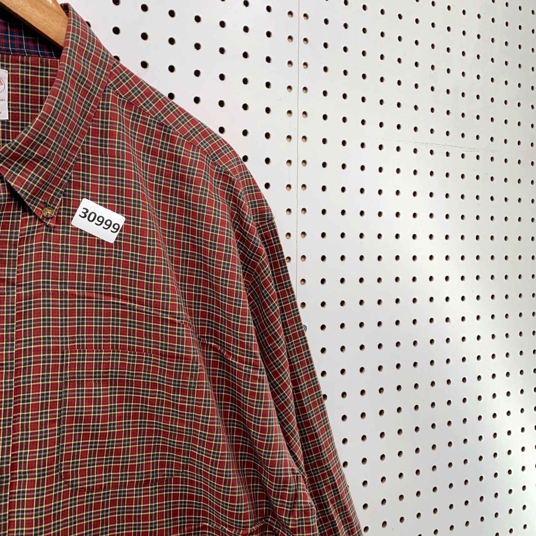 Brooks Brothers Brooks Brothers Button-Down Shirt Mens 2XL Red Plaid Long Sleeve Cotton Button-Up Shirt 28X33.5 Size US XXL / EU 58 / 5 - 7 Thumbnail