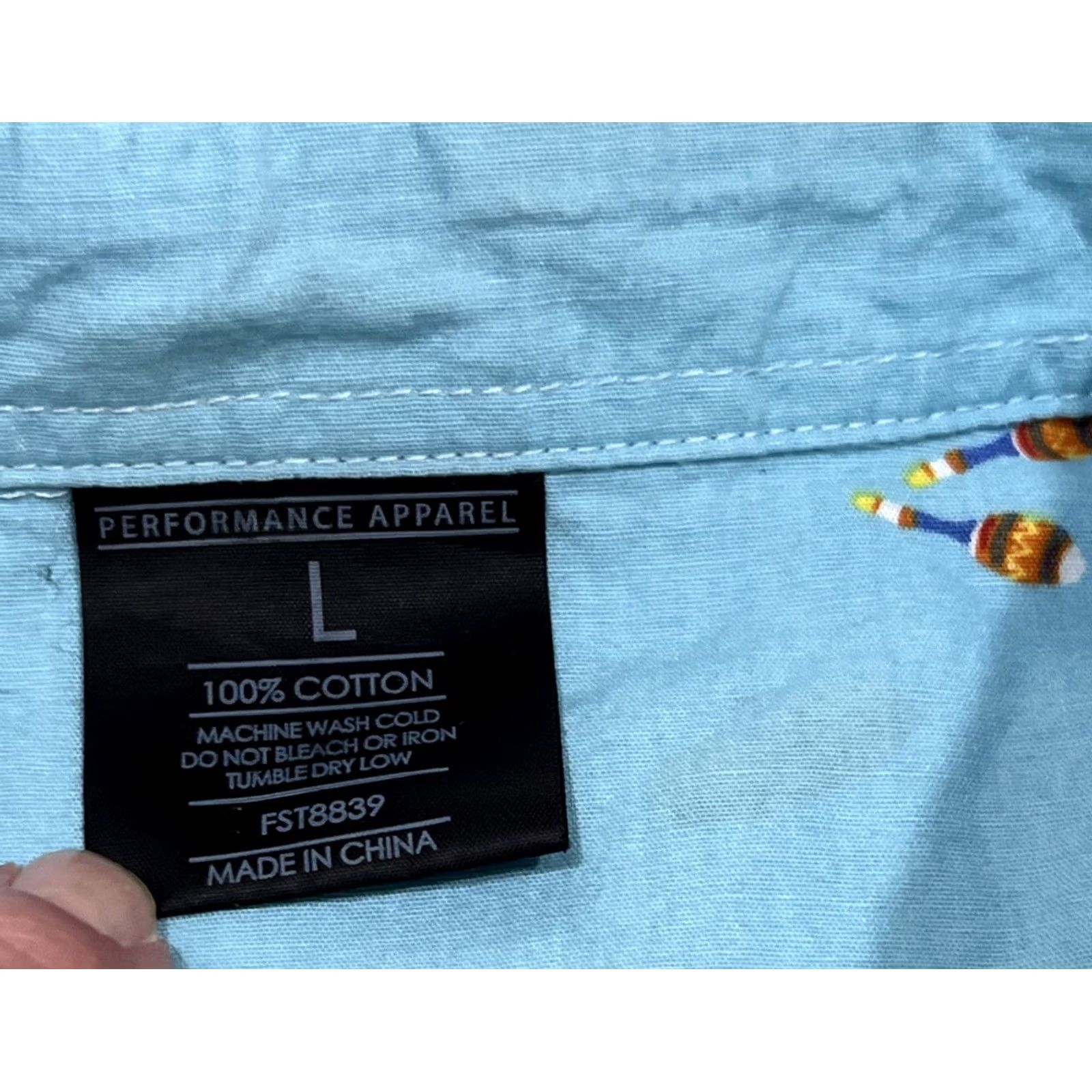 Ron Jon Surf Shop Ron Job Surf Shop Button-Up Shirt Men’s L Blue Fiesta Cinco De Mayo Blue Shirt Mens Large Blue Fiesta Cinco De Mayo Button-Up Shirt Size US L / EU 52-54 / 3 - 7 Thumbnail