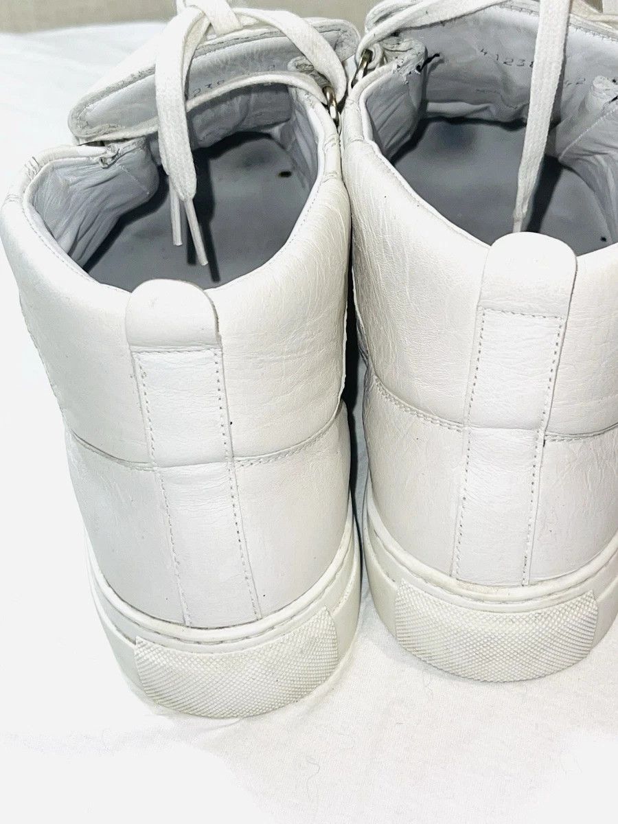 Balenciaga Balenciaga Arena White 10 Leather High Tops Lace Up Size US 10 / EU 43 - 10 Thumbnail