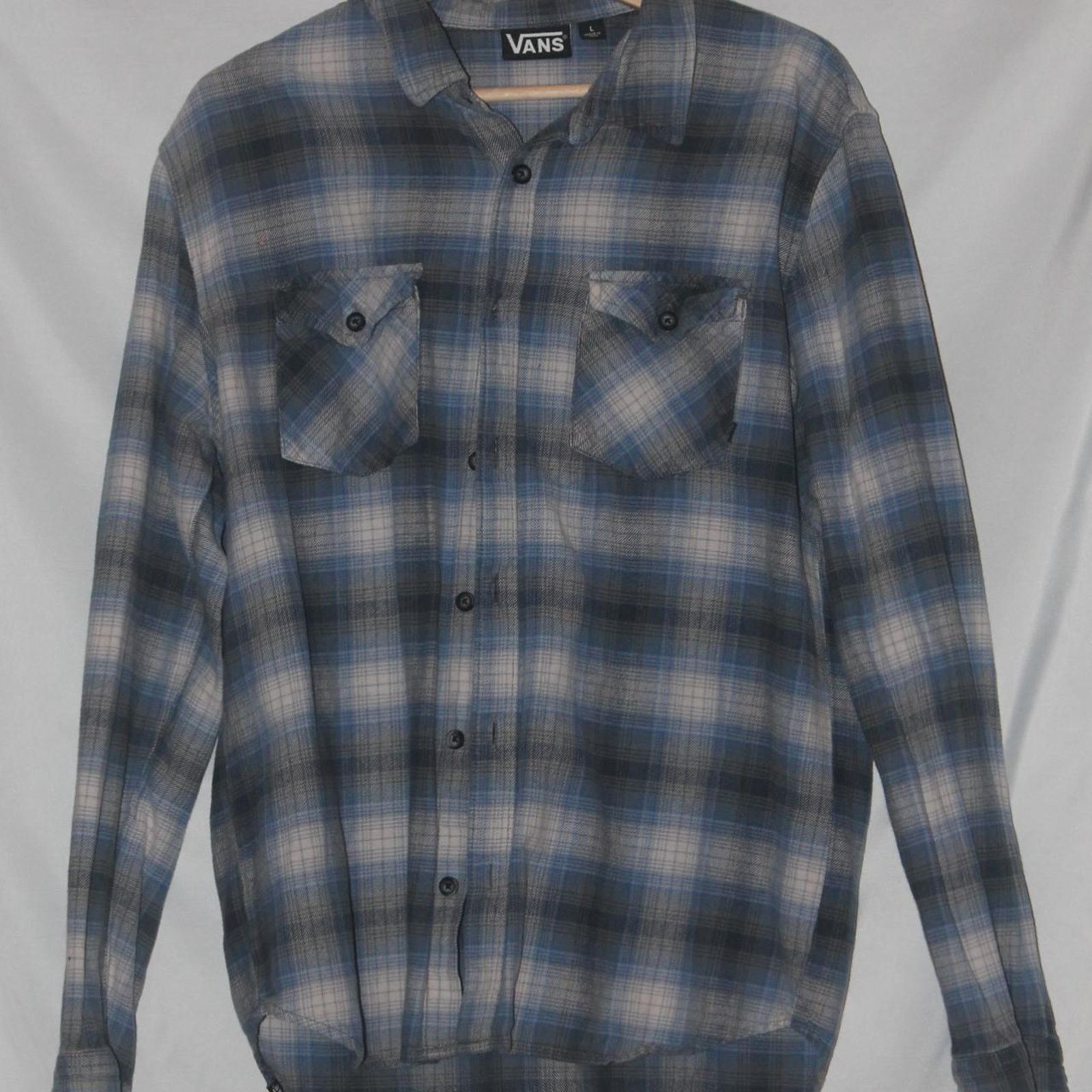 Vans Vans blue flannel - Unisex/Men's L - Excellent condition Size US L / EU 52-54 / 3 - 1 Thumbnail