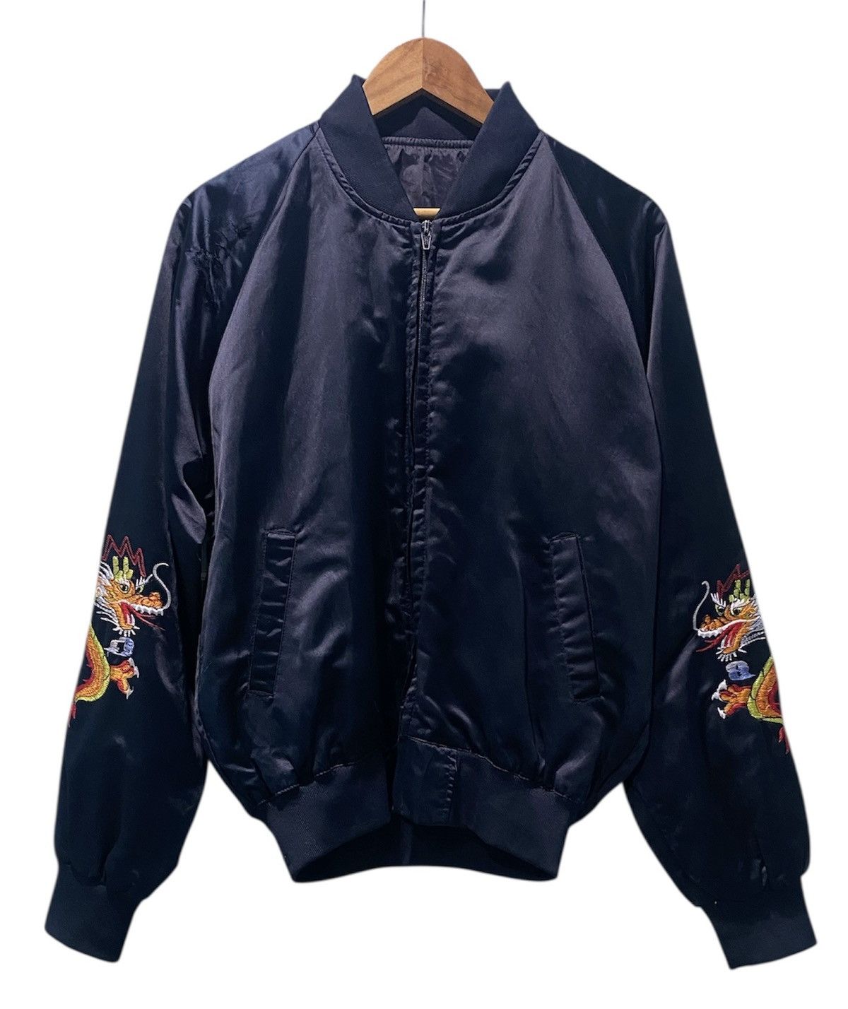 Japanese Brand Dragon Far East Tour Okinawa Japan Sukajan Satin Jacket Size US M / EU 48-50 / 2 - 2 Thumbnail