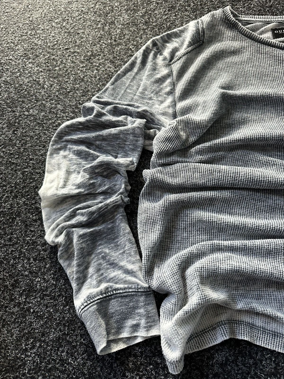 Guess 🚨Vintage GUESS CRAZY Big Logo Faded GRAY Y2K Opium RARE Size US L / EU 52-54 / 3 - 7 Thumbnail