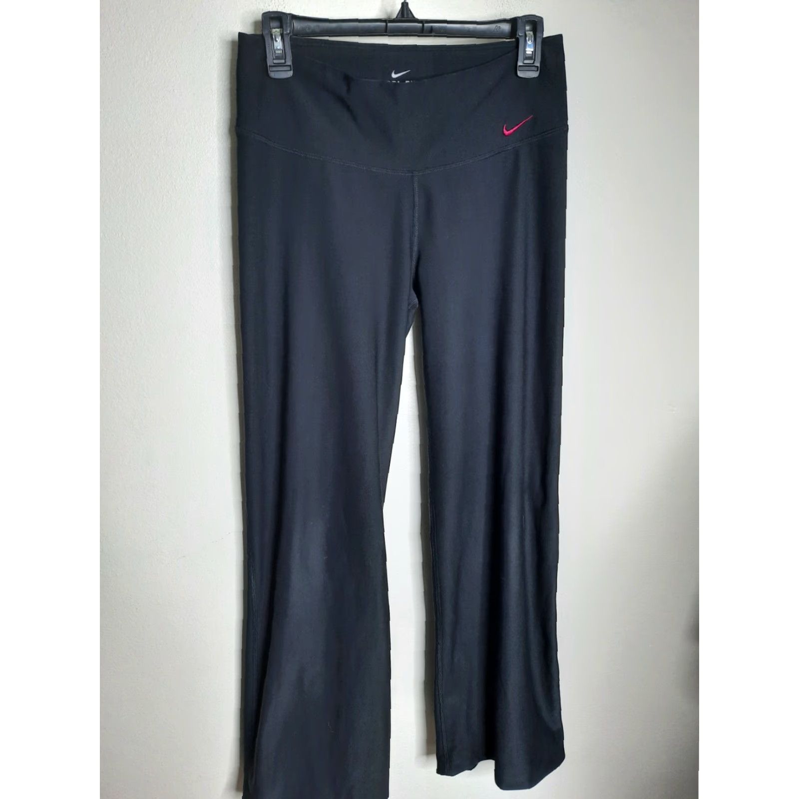 Nike Nike Dri-Fit Pants Womens Black Wide-Leg Yoga Sweatpants Small S Size 28" / US 6 / IT 42 - 6 Thumbnail