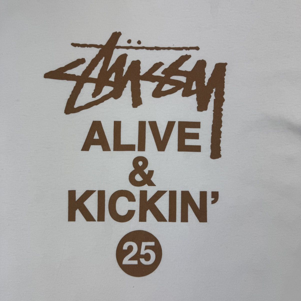 Stussy Vintage Stussy Alive & Kickin’ 25 Anniversary T-shirt Size US XL / EU 56 / 4 - 6 Thumbnail