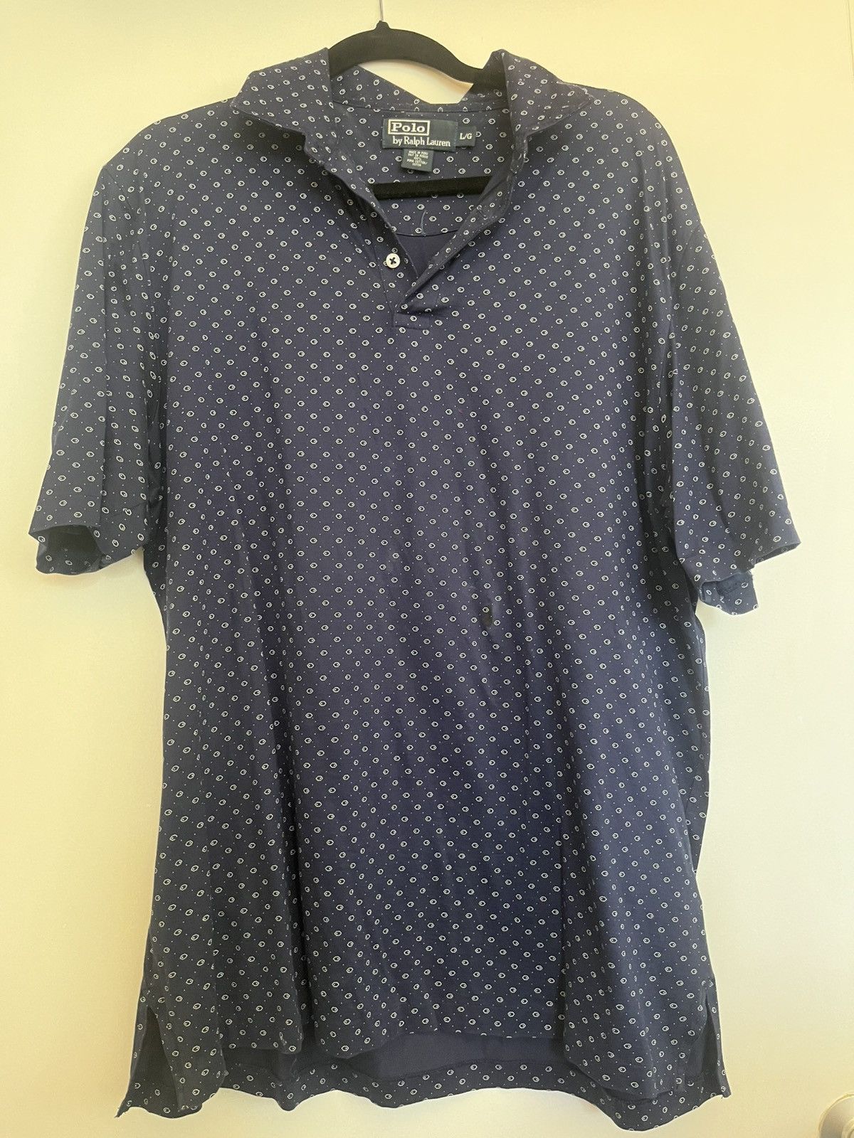 Polo Ralph Lauren navy blue Polo Ralph Lauren golf shirt Men’s Large Size US L / EU 52-54 / 3 - 1 Thumbnail