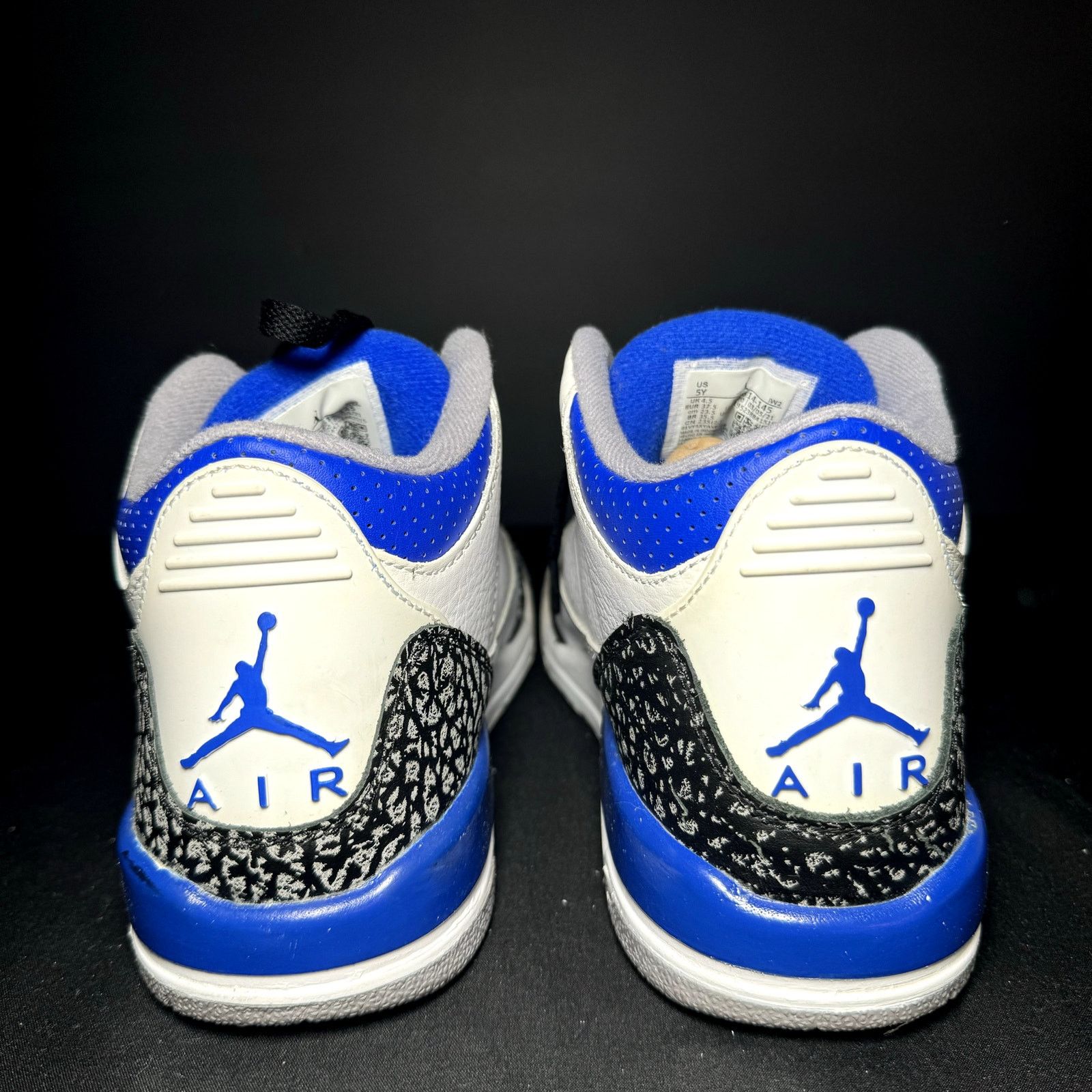 Jordan Brand × Nike Nike Air Jordan 3 Retro GS Racer Blue Men's Shoes - Size 5 Size US 5 / EU 37 - 5 Thumbnail