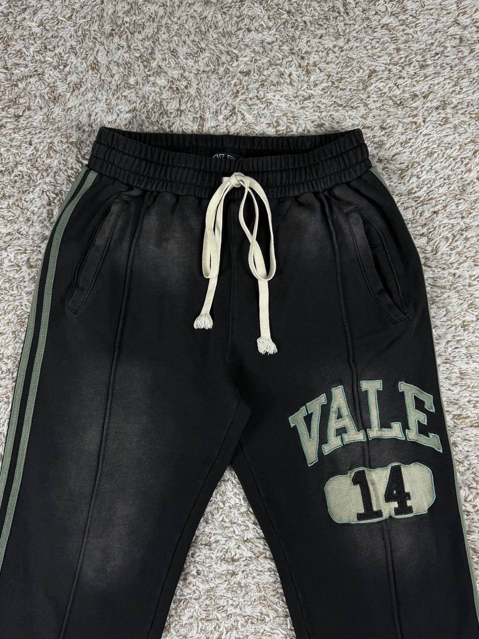 Vale Vale Forever 14 Striped Sweat Pants Size US 30 / EU 46 - 2 Thumbnail