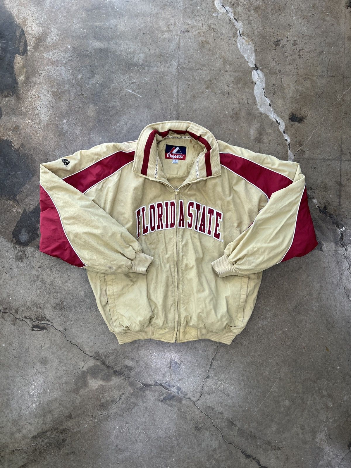NCAA × Vintage Vintage 90s Majestic Florida State Jacket XL Size US XL / EU 56 / 4 - 2 Thumbnail