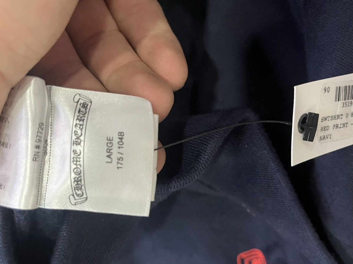 Chrome Hearts NEW CHROME HEARTS NAVY FLORAL PULLOVER Size US L / EU 52-54 / 3 - 5 Thumbnail