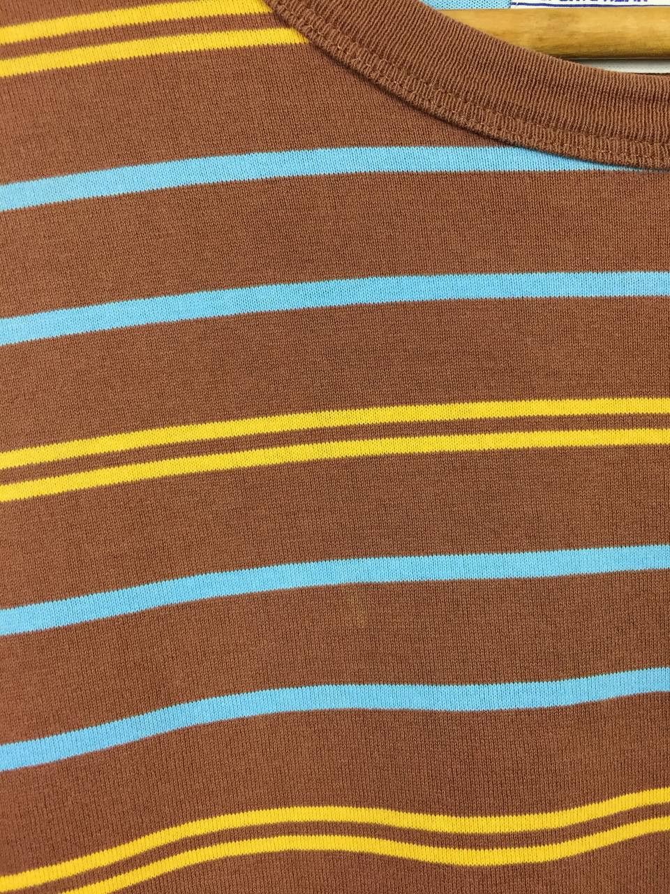Lee Vtg LEE Sports Wear Union Made Multicolor Striped Pocket Tee Size US XL / EU 56 / 4 - 4 Thumbnail